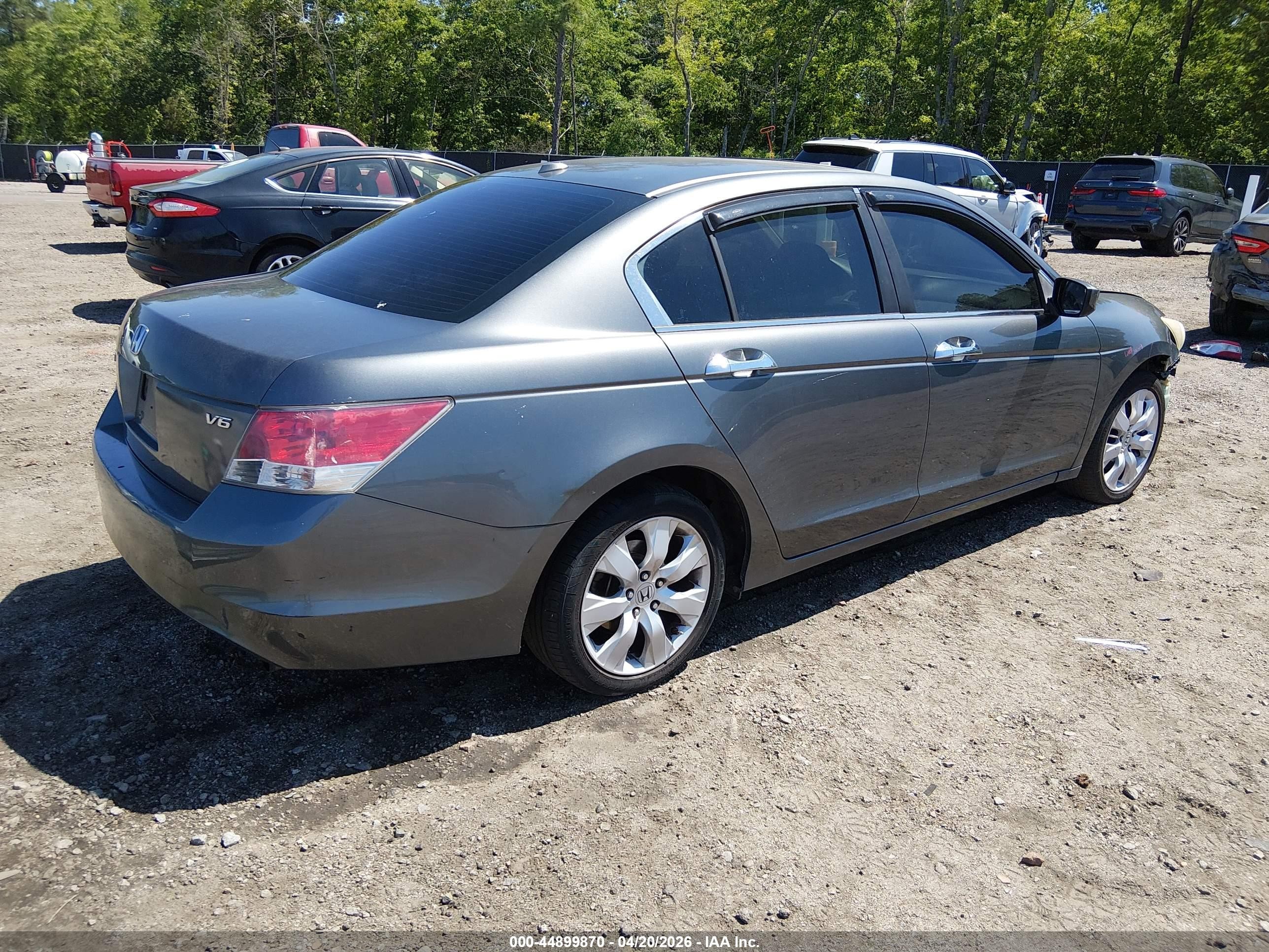 2009 Honda Accord 3.5 Ex-l Gray vin: 1HGCP368X9A013354