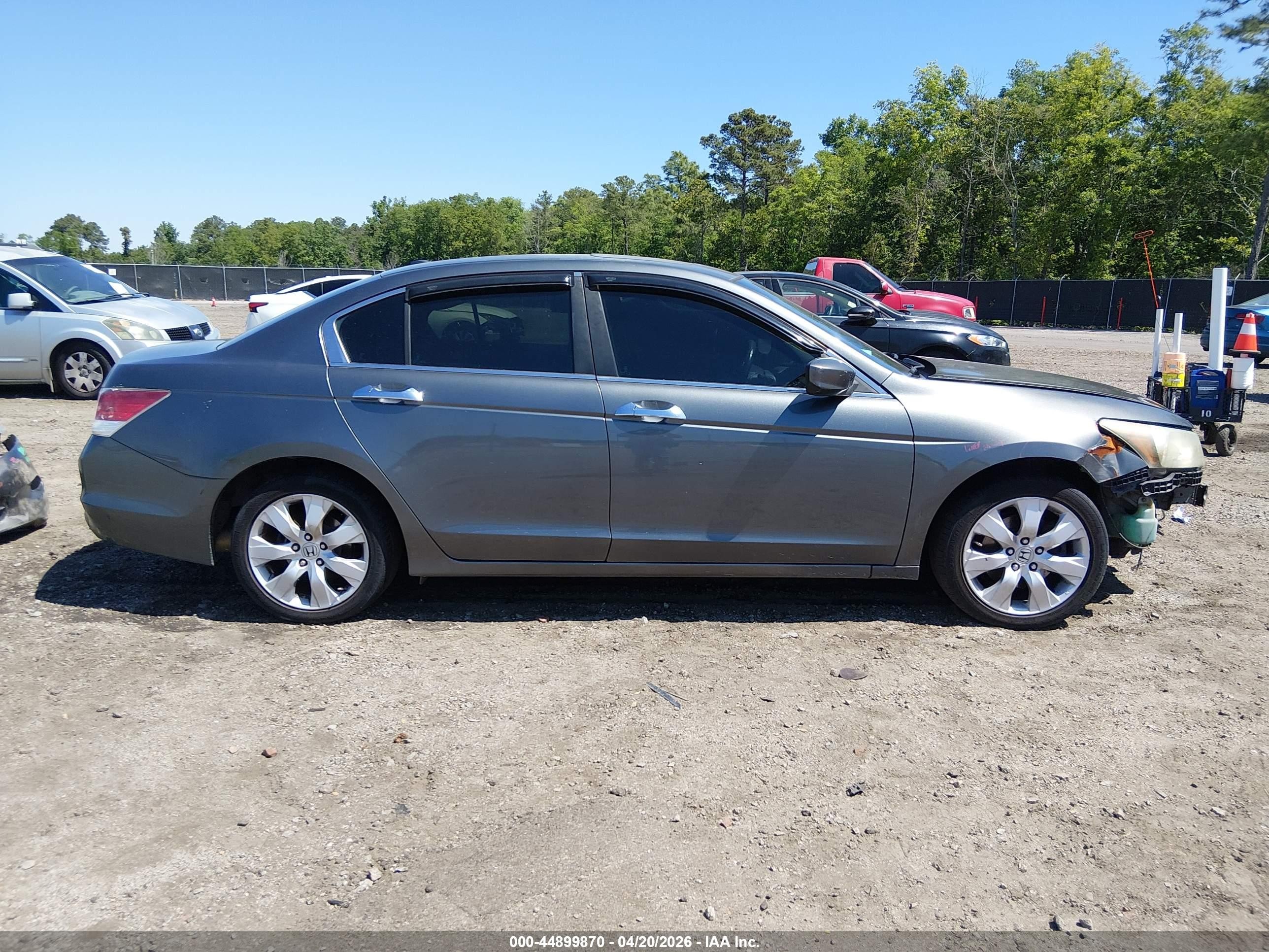 2009 Honda Accord 3.5 Ex-l Gray vin: 1HGCP368X9A013354