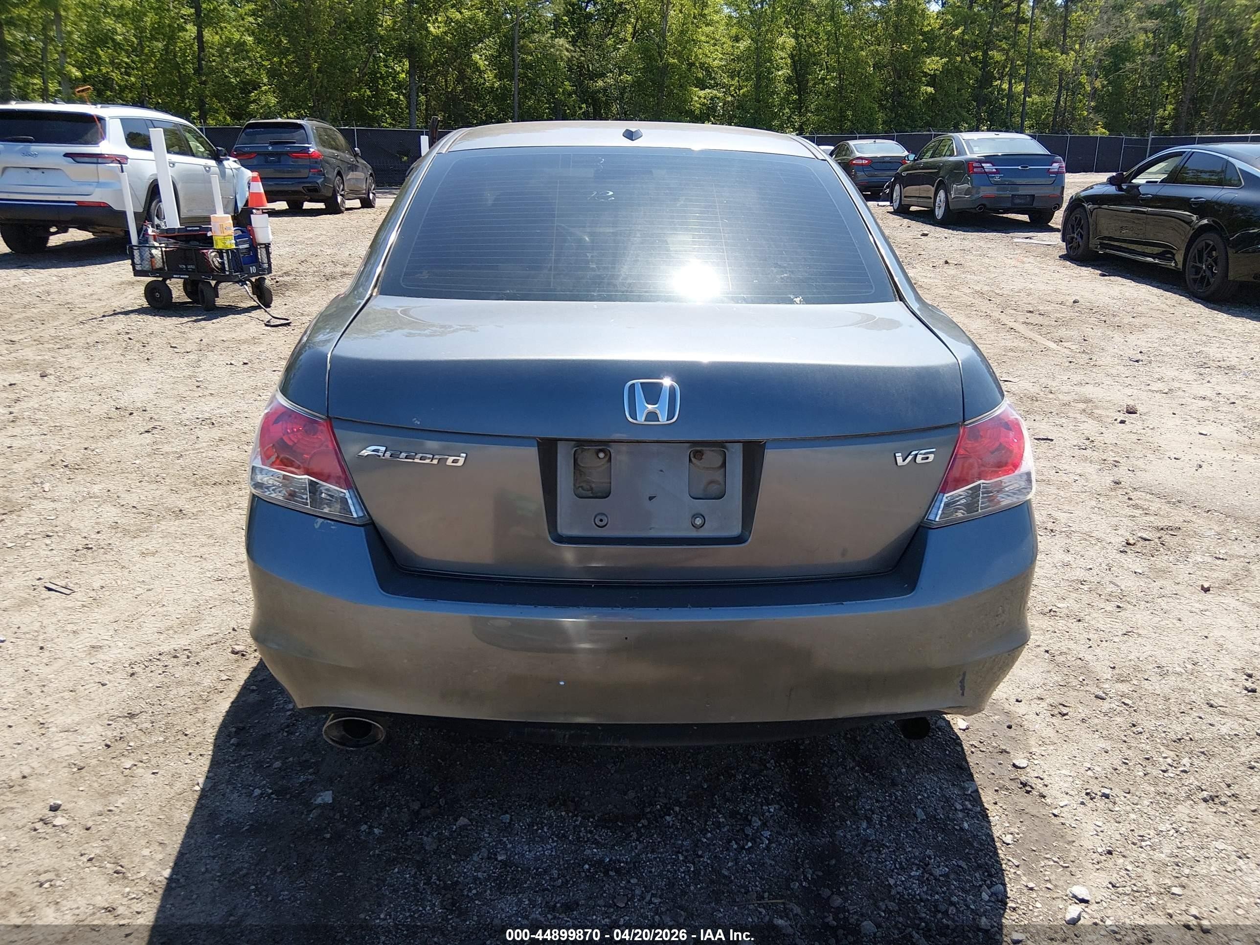 2009 Honda Accord 3.5 Ex-l Gray vin: 1HGCP368X9A013354