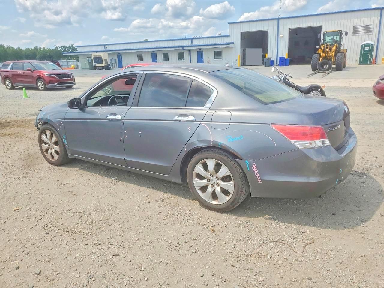 2009 Honda Accord Exl Gray vin: 1HGCP368X9A035466