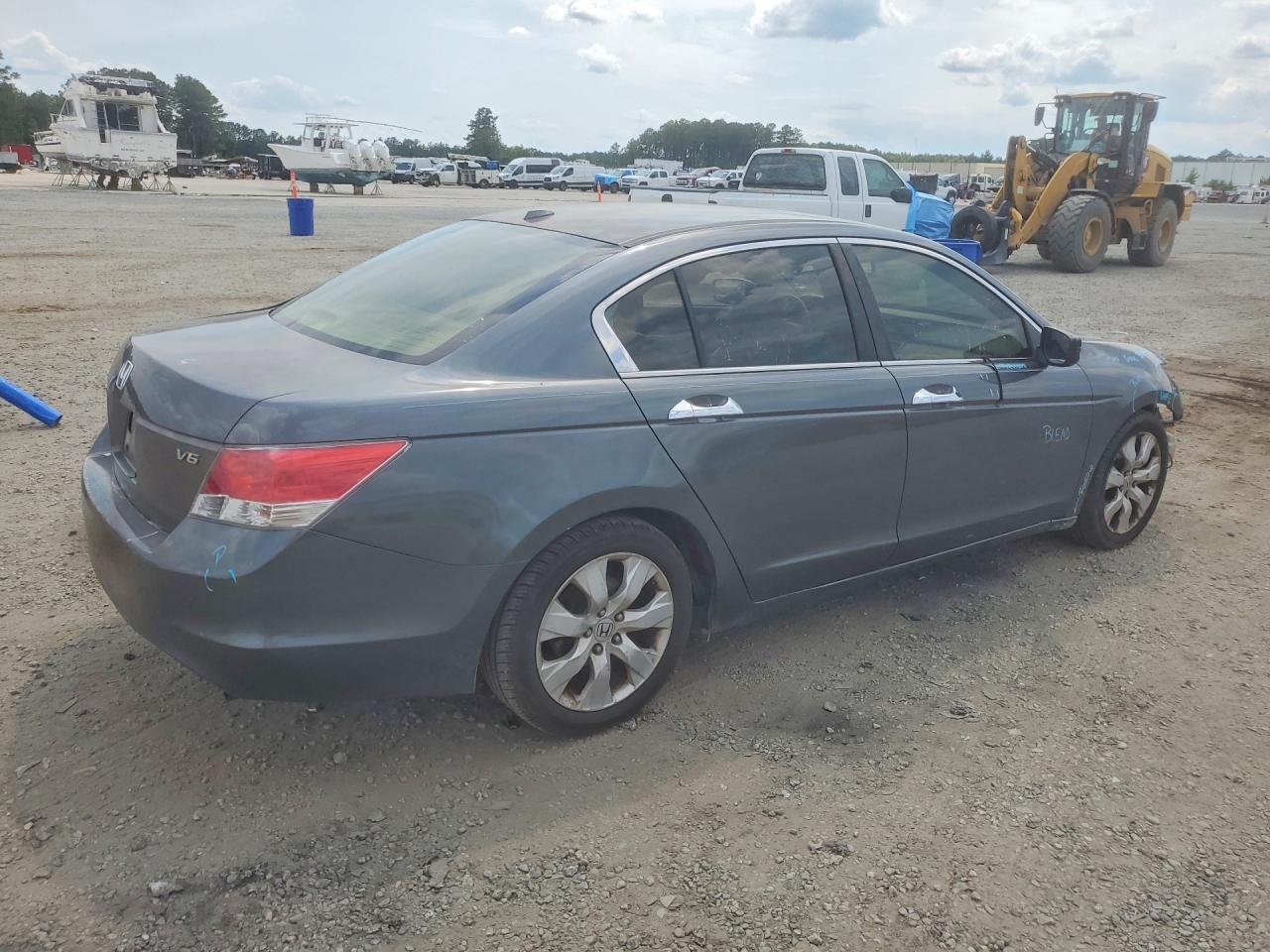 2009 Honda Accord Exl Gray vin: 1HGCP368X9A035466