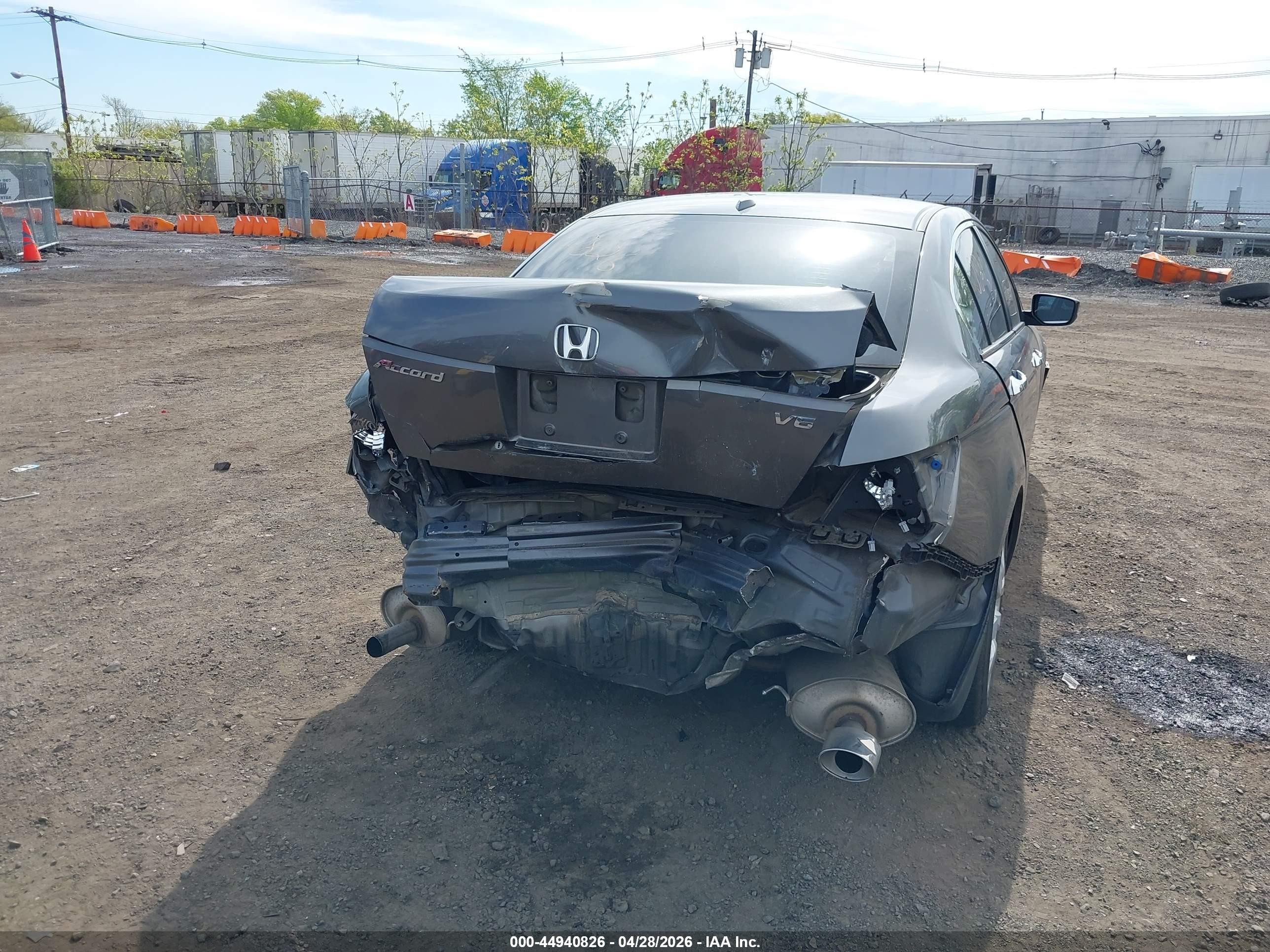 2009 Honda Accord 3.5 Ex-l Gray vin: 1HGCP368X9A042398