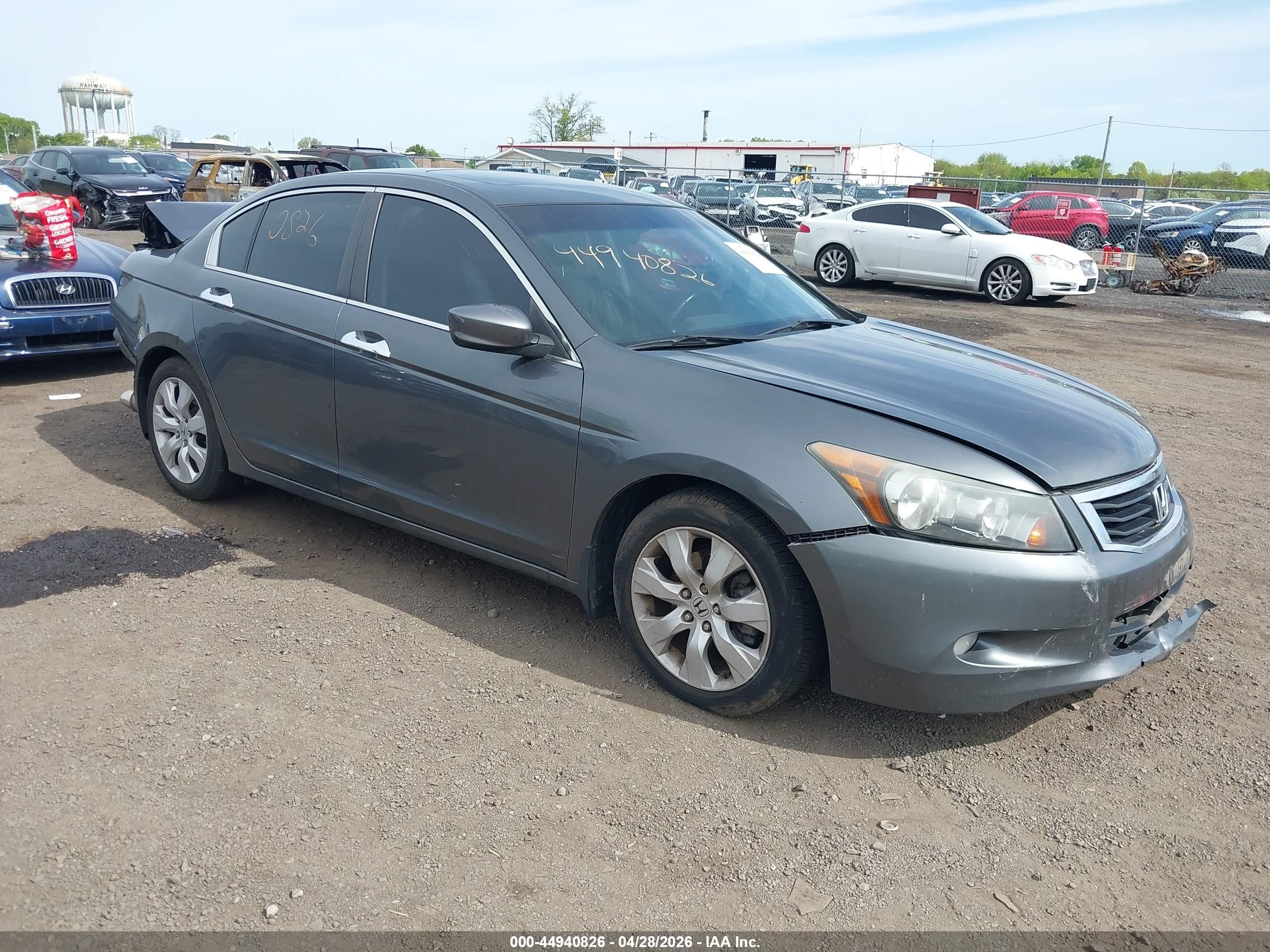 2009 Honda Accord 3.5 Ex-l Gray vin: 1HGCP368X9A042398
