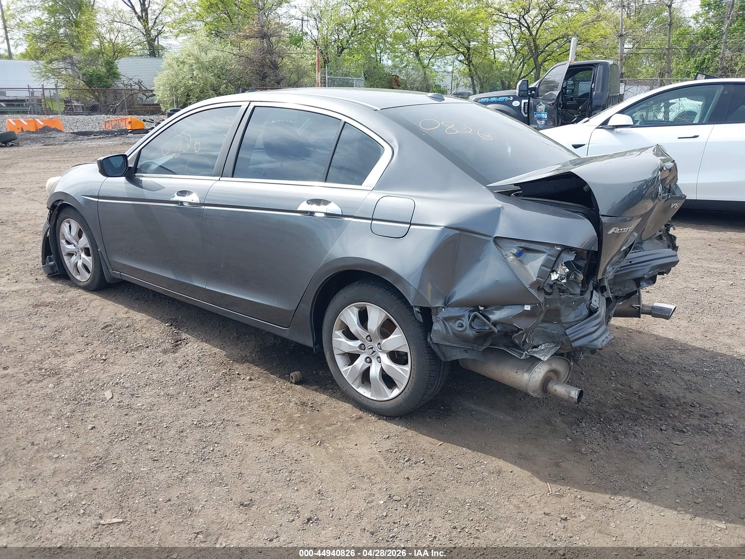 2009 Honda Accord 3.5 Ex-l Gray vin: 1HGCP368X9A042398
