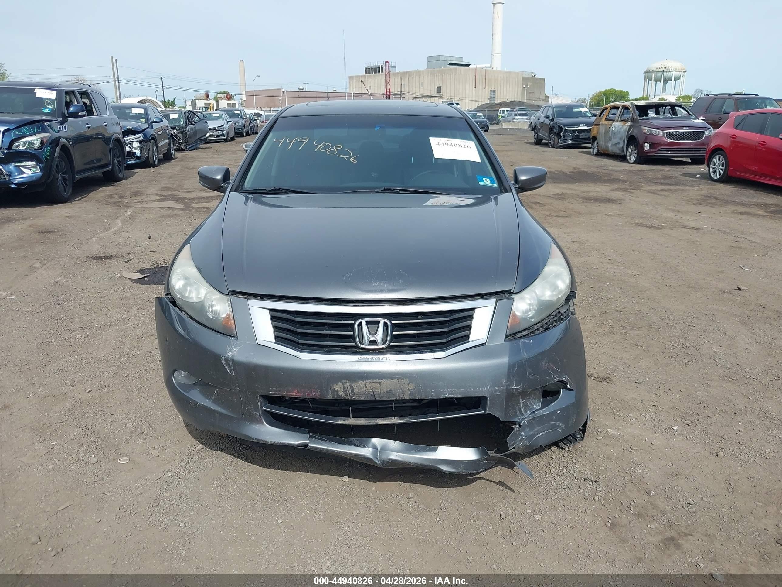 2009 Honda Accord 3.5 Ex-l Gray vin: 1HGCP368X9A042398