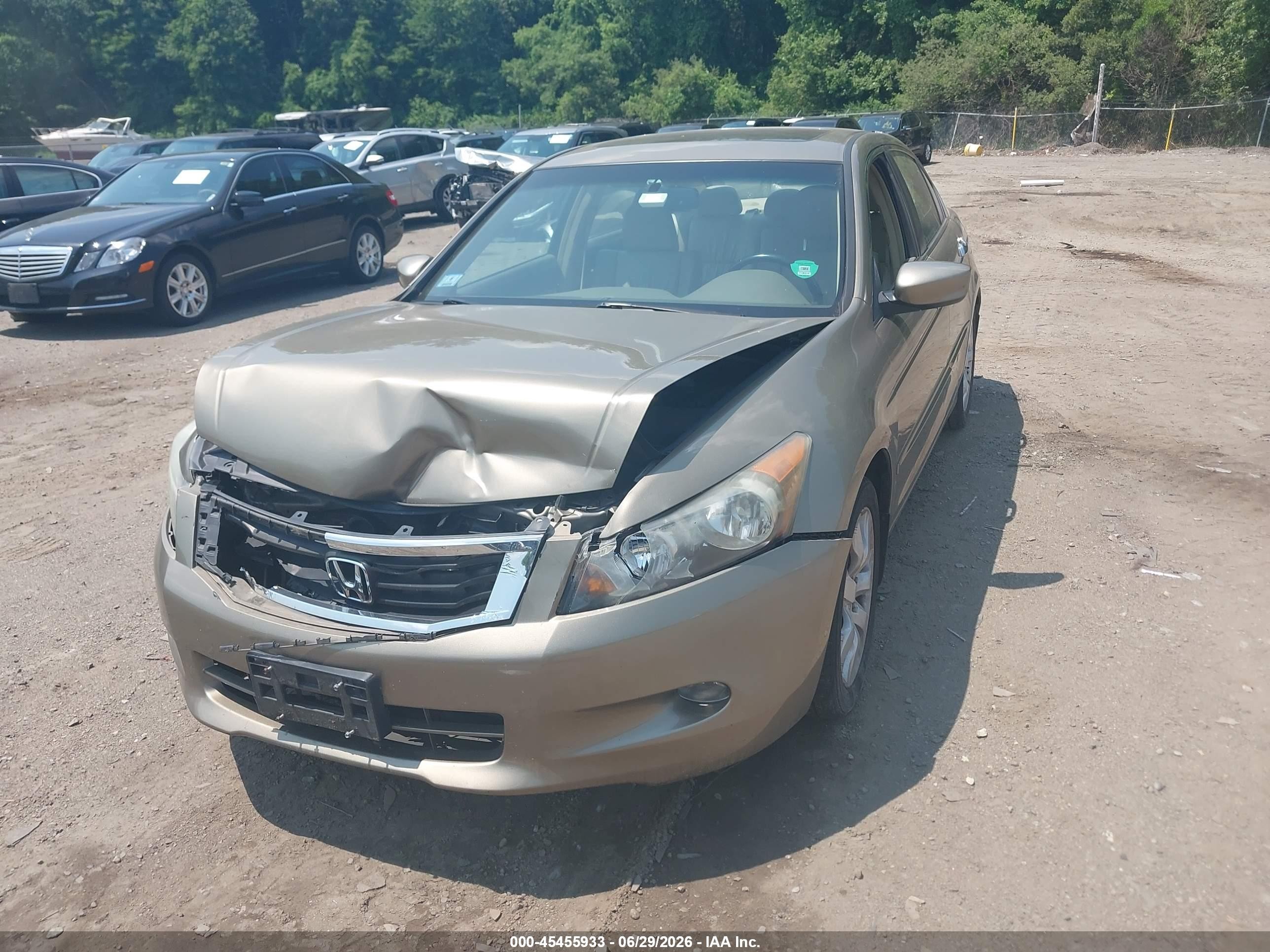 2009 Honda Accord 3.5 Ex-l Gold vin: 1HGCP368X9A042689