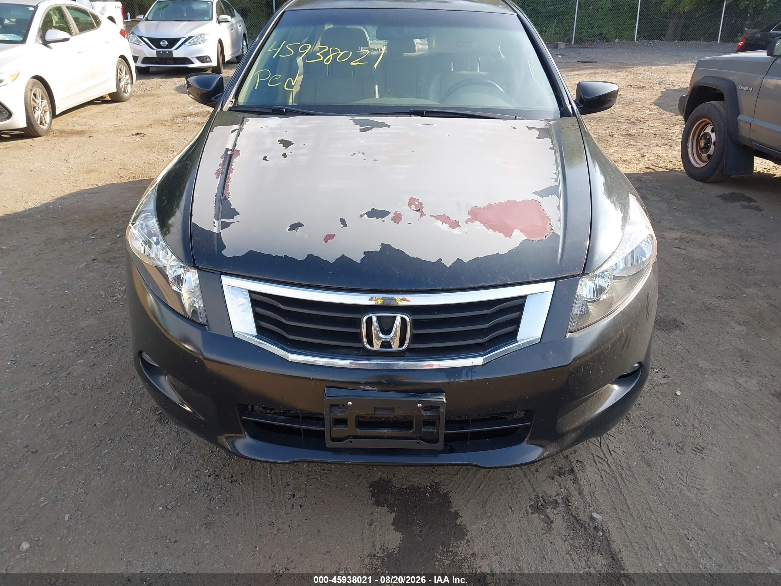 2009 Honda Accord 3.5 Ex-l Black vin: 1HGCP368X9A045785