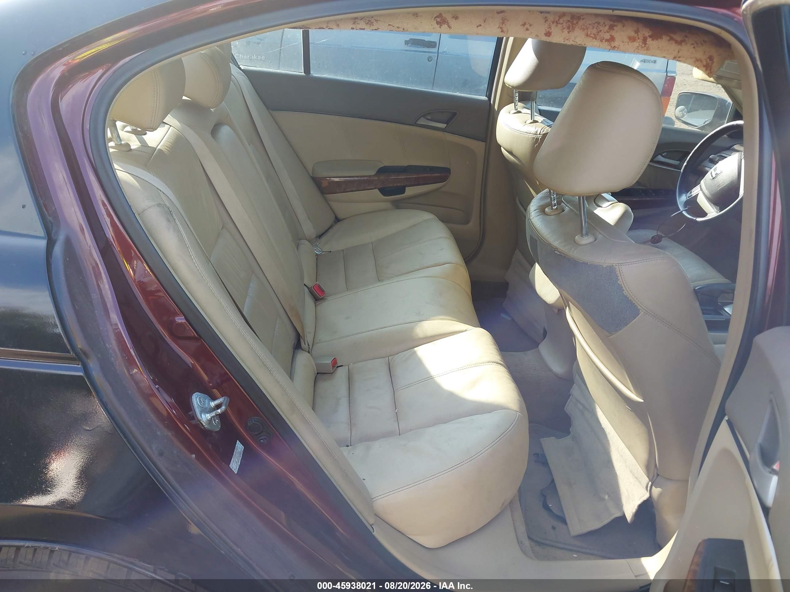 2009 Honda Accord 3.5 Ex-l Black vin: 1HGCP368X9A045785