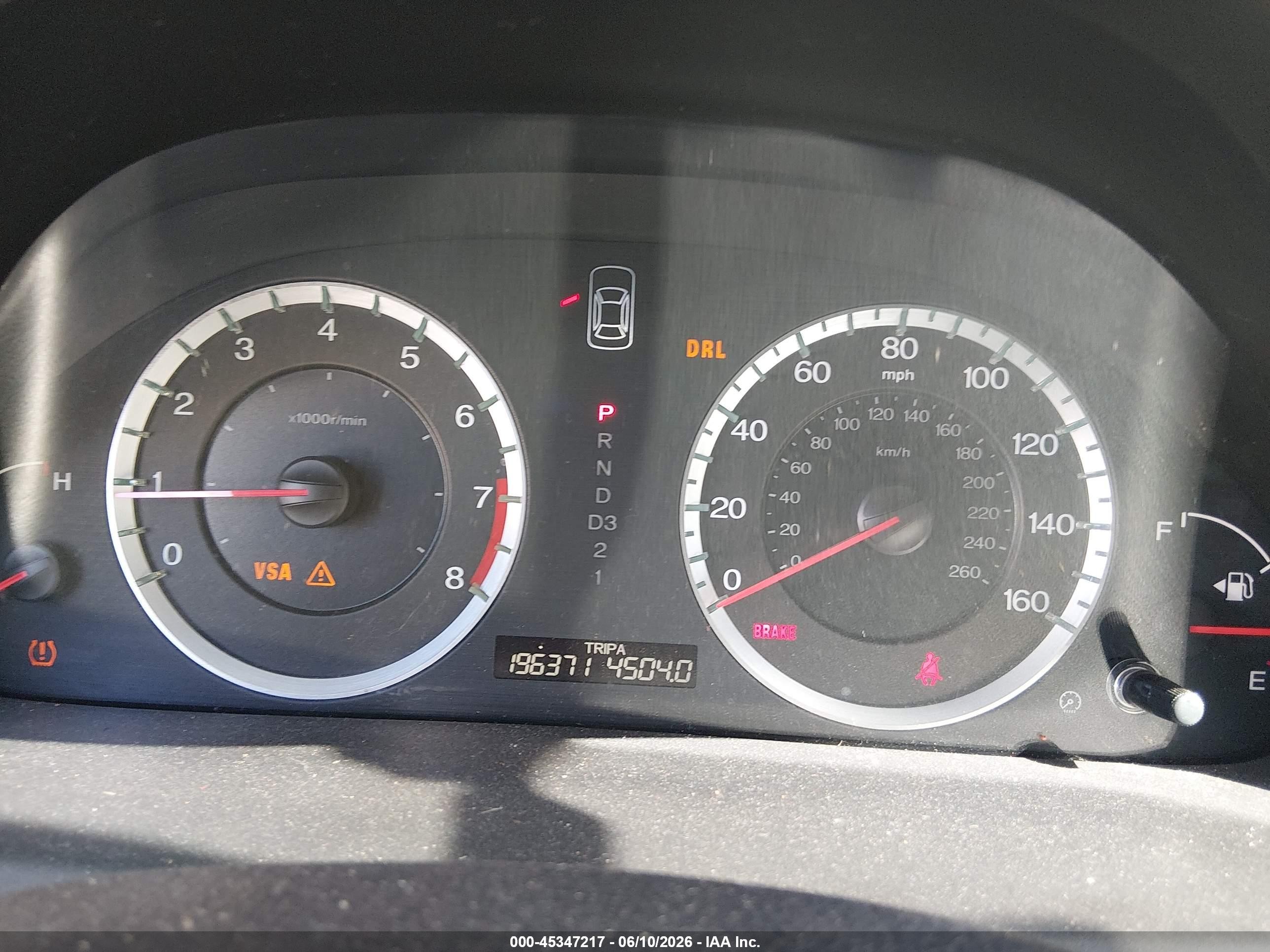 2009 Honda Accord 3.5 Ex-l Burgundy vin: 1HGCP368X9A048010