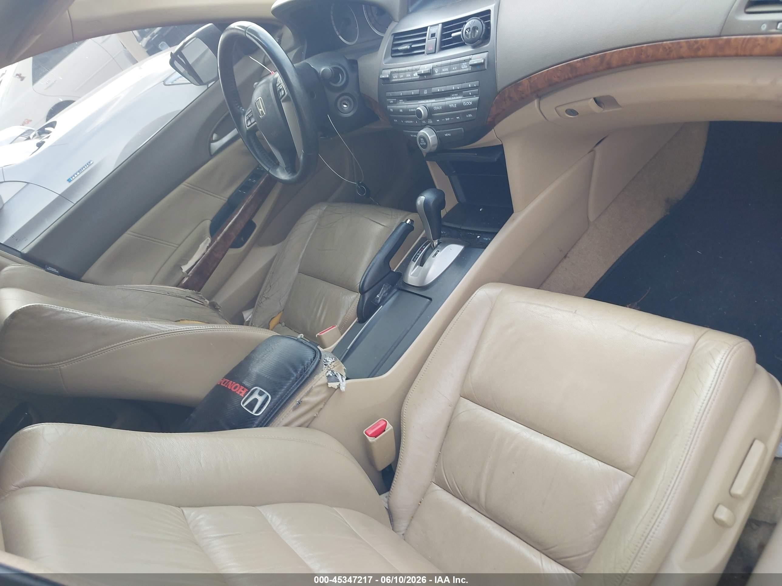 2009 Honda Accord 3.5 Ex-l Burgundy vin: 1HGCP368X9A048010