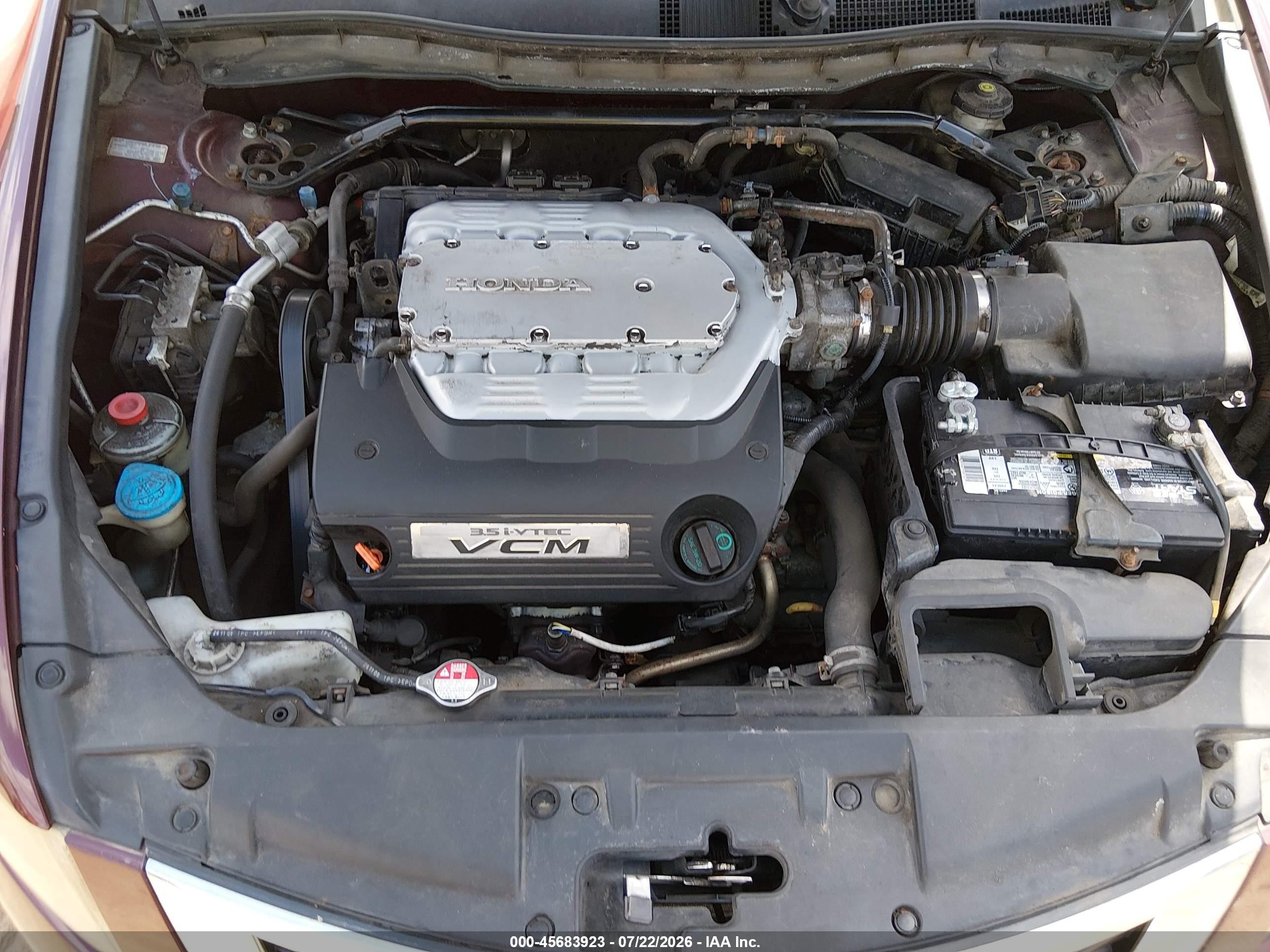 2009 Honda Accord 3.5 Ex-l Maroon vin: 1HGCP368X9A048069