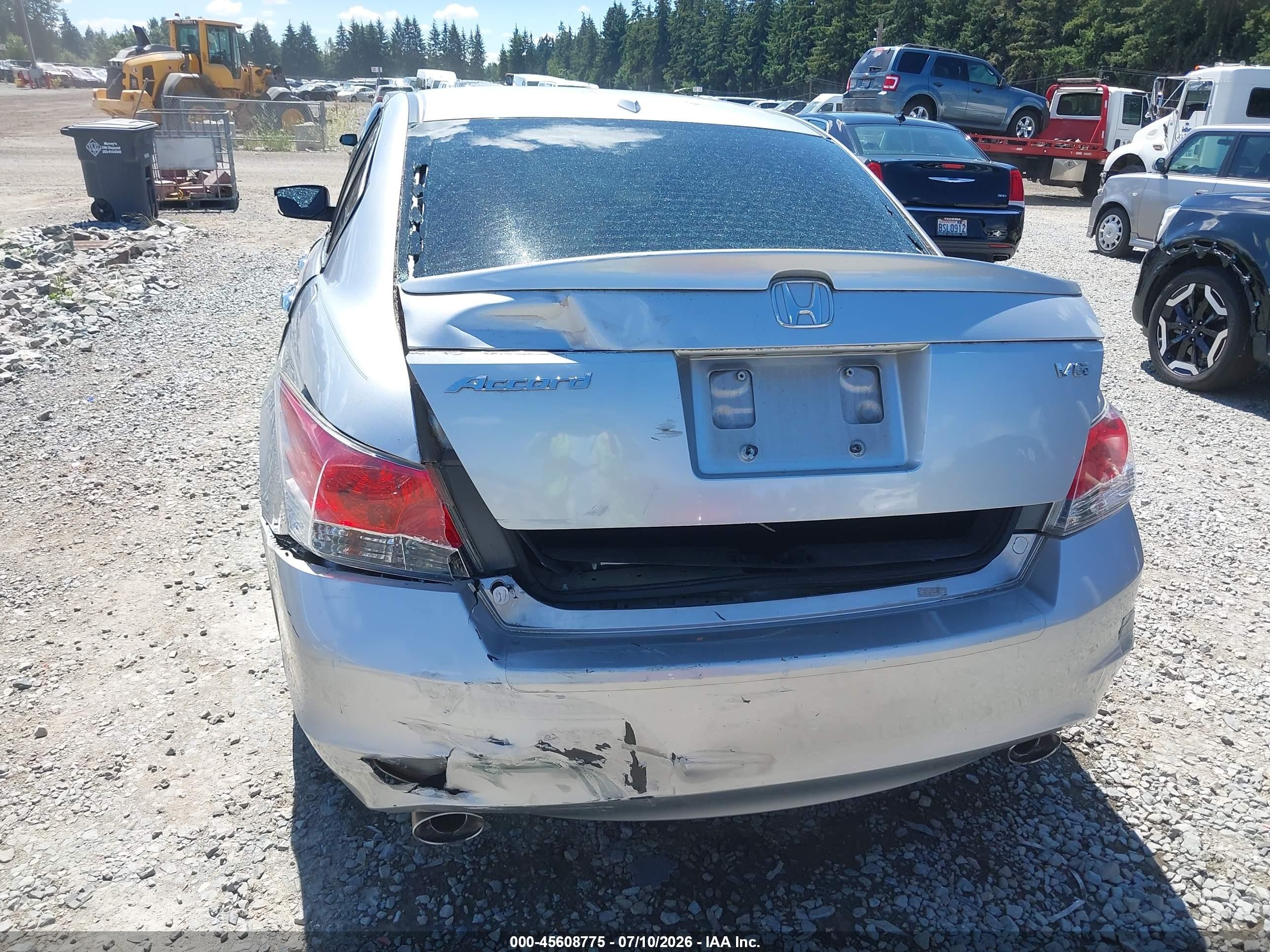 2009 Honda Accord 3.5 Ex-l Silver vin: 1HGCP368X9A048105