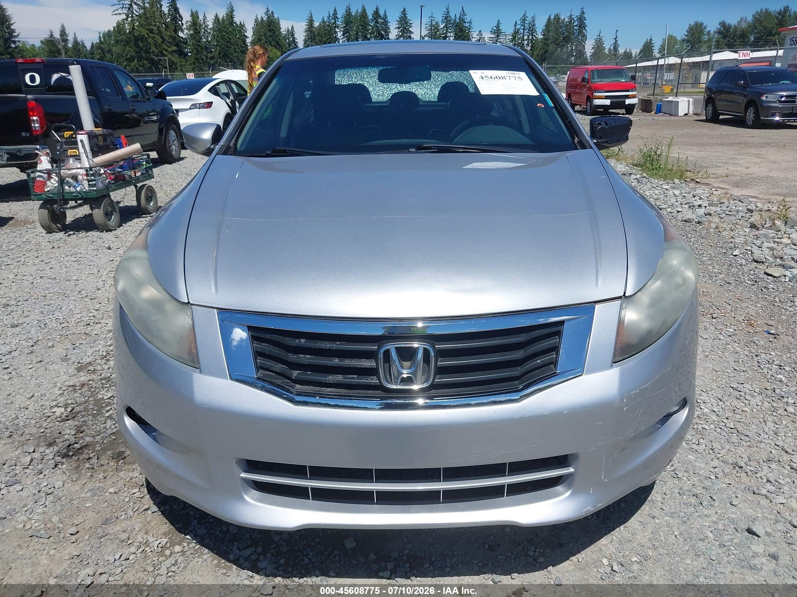 2009 Honda Accord 3.5 Ex-l Silver vin: 1HGCP368X9A048105