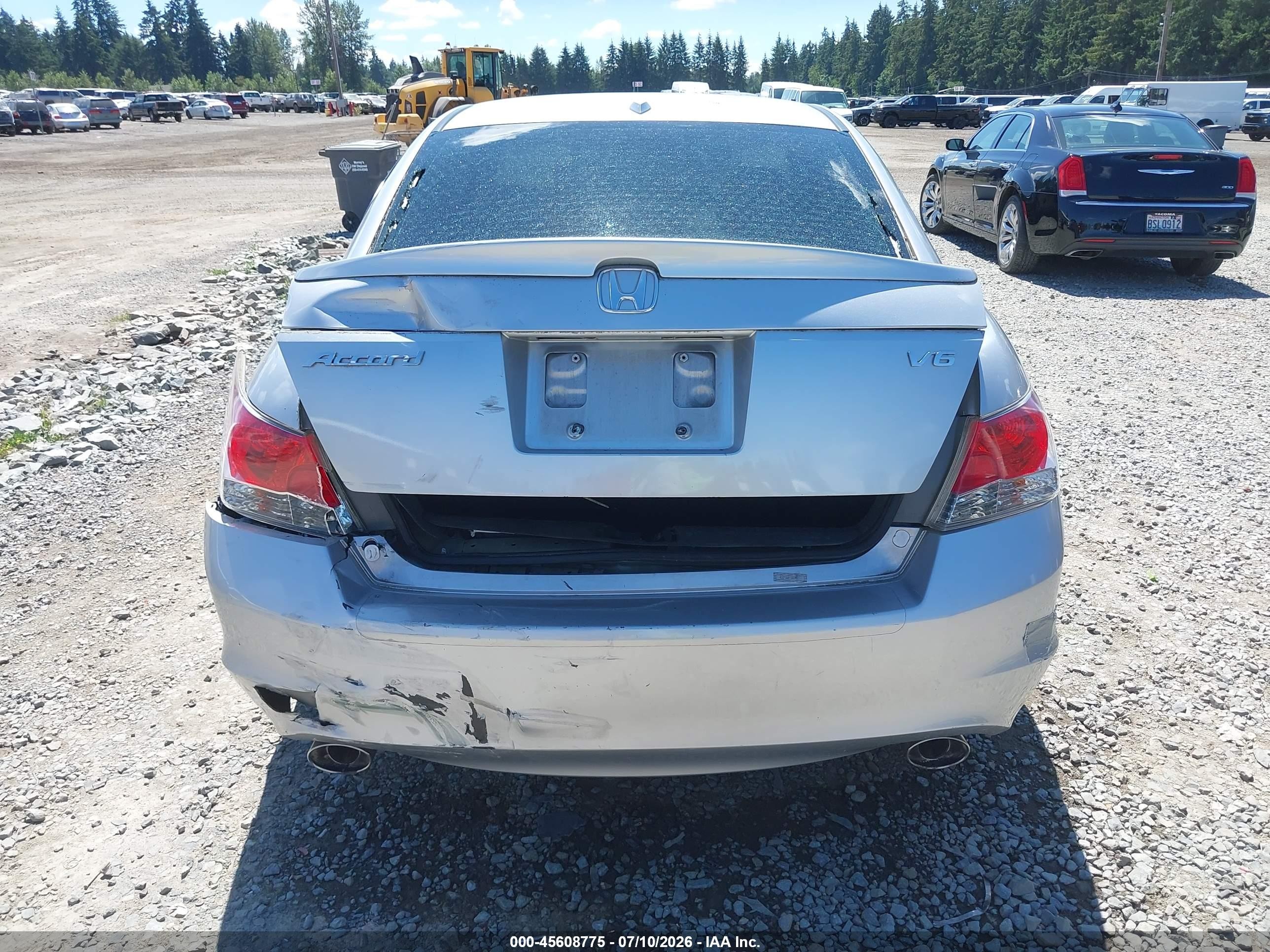 2009 Honda Accord 3.5 Ex-l Silver vin: 1HGCP368X9A048105