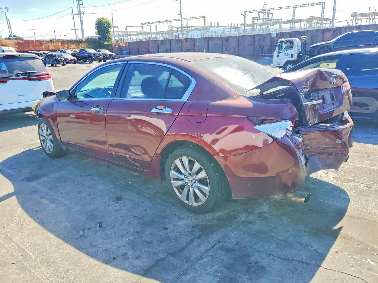 2011 Honda Accord Ex Burgundy vin: 1HGCP3F70BA015949