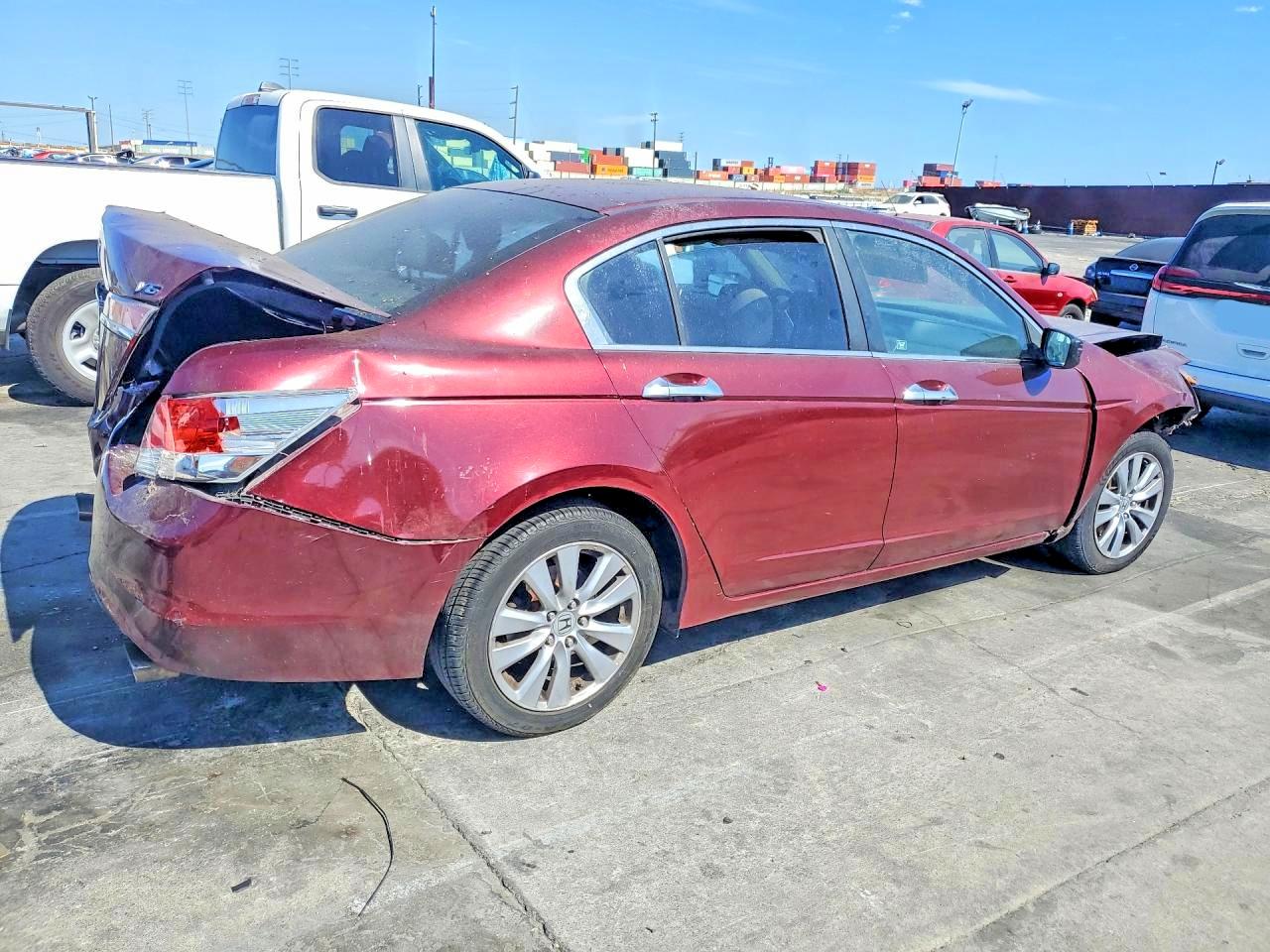 2011 Honda Accord Ex Burgundy vin: 1HGCP3F70BA015949