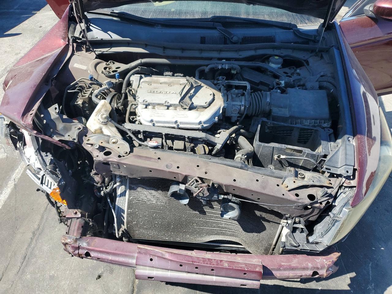 2011 Honda Accord Ex Burgundy vin: 1HGCP3F70BA015949