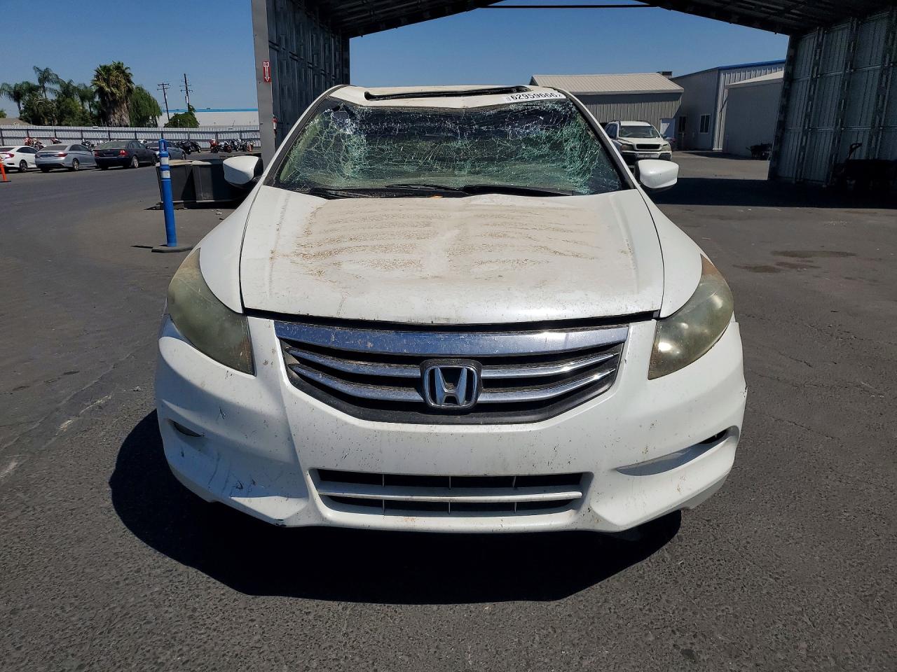 2012 Honda Accord Ex White vin: 1HGCP3F71CA005514