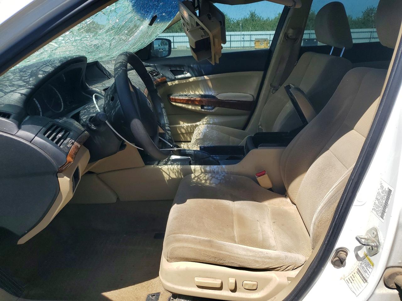 2012 Honda Accord Ex White vin: 1HGCP3F71CA005514