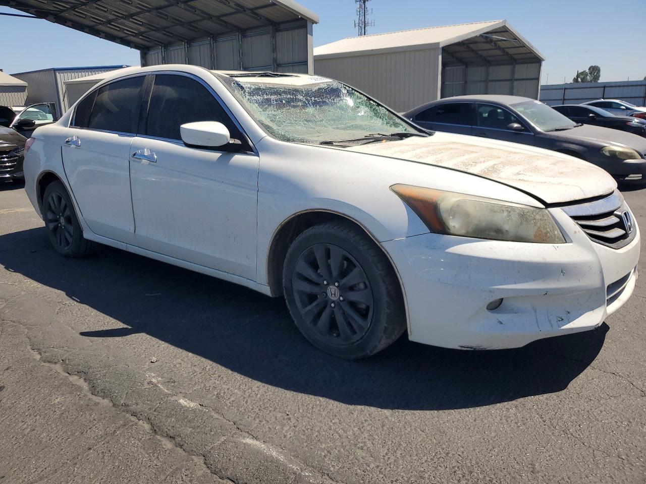 2012 Honda Accord Ex White vin: 1HGCP3F71CA005514