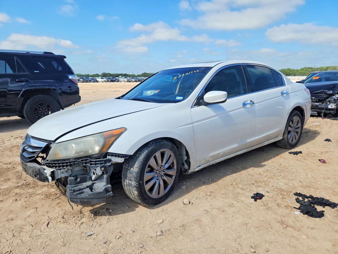 2012 Honda Accord Ex Белый vin: 1HGCP3F71CA024323