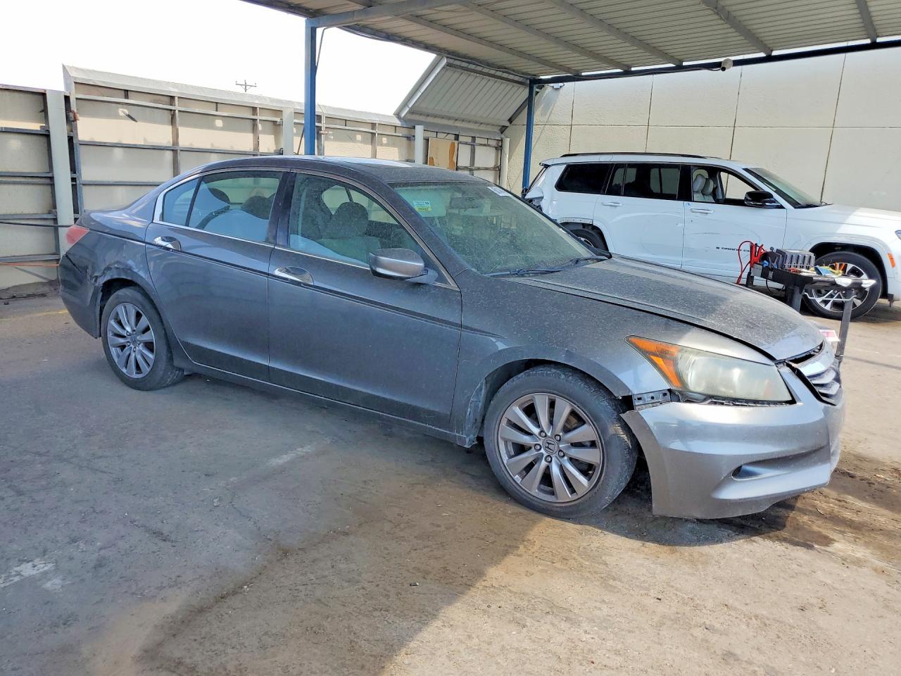 2012 Honda Accord Ex Gray vin: 1HGCP3F73CA007944