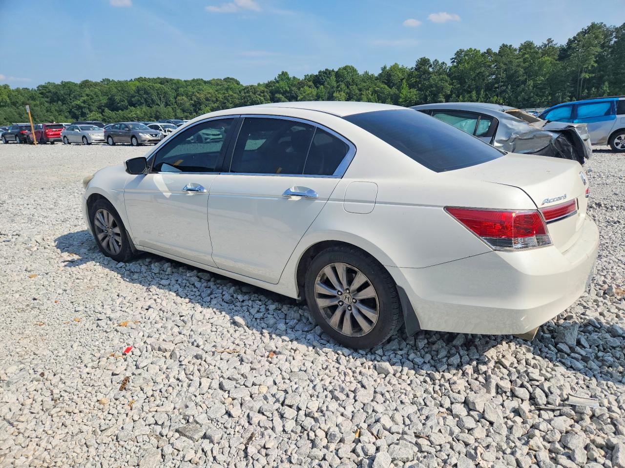 2012 Honda Accord Ex Белый vin: 1HGCP3F74CA003708