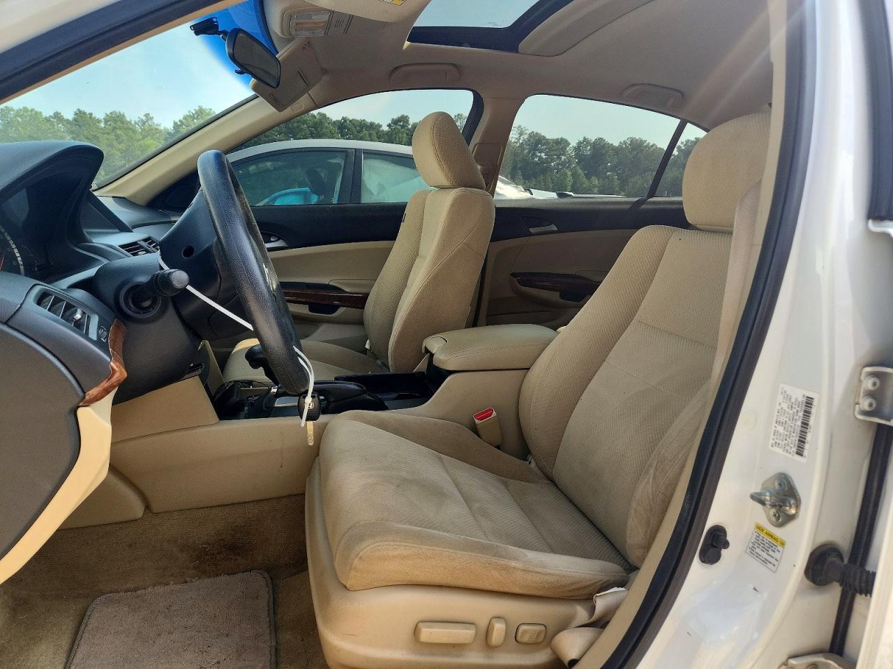 2012 Honda Accord Ex Белый vin: 1HGCP3F74CA003708