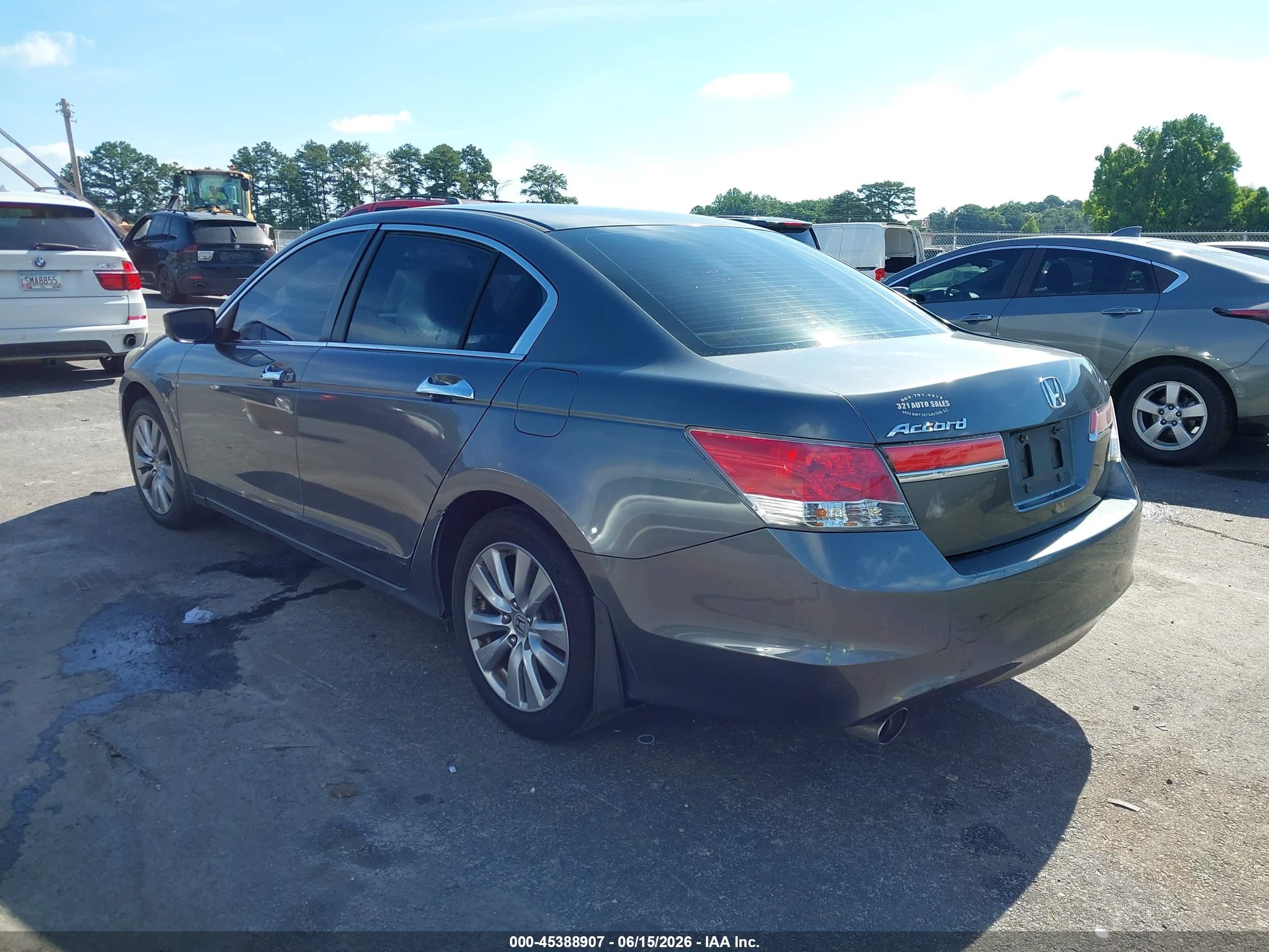 2012 Honda Accord 3.5 Ex Gray vin: 1HGCP3F74CA008648