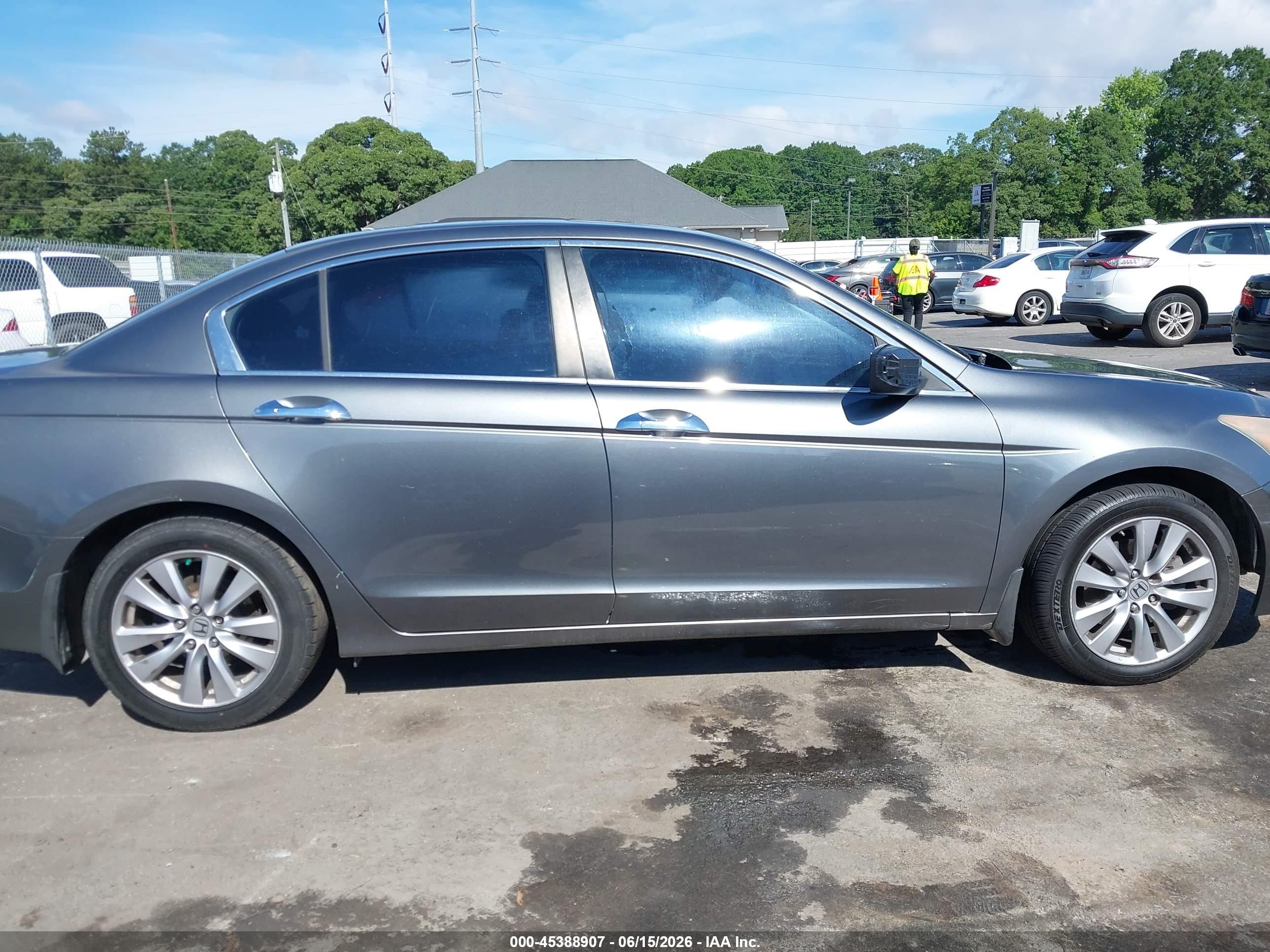2012 Honda Accord 3.5 Ex Gray vin: 1HGCP3F74CA008648