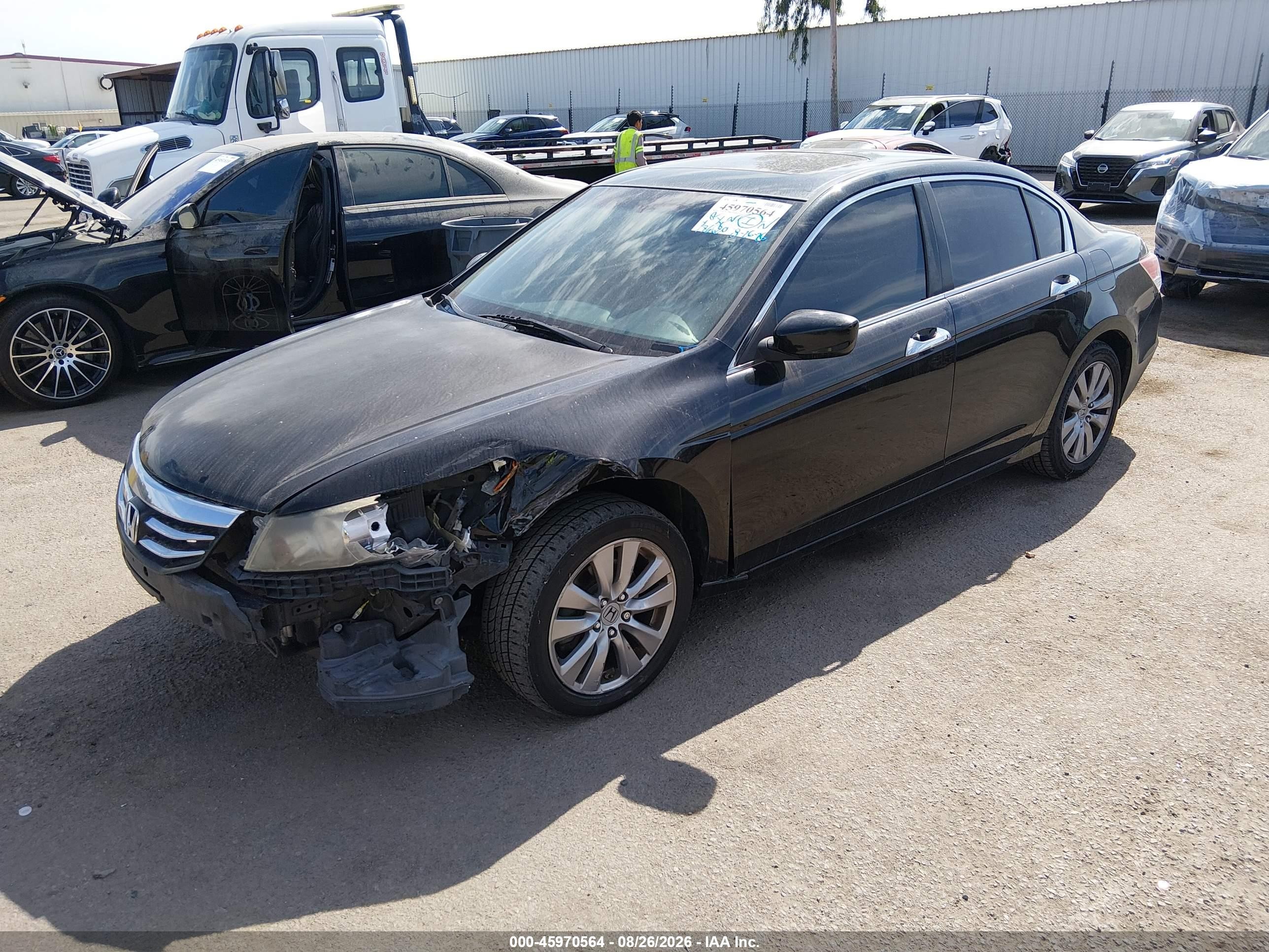 2012 Honda Accord 3.5 Ex Black vin: 1HGCP3F74CA033291
