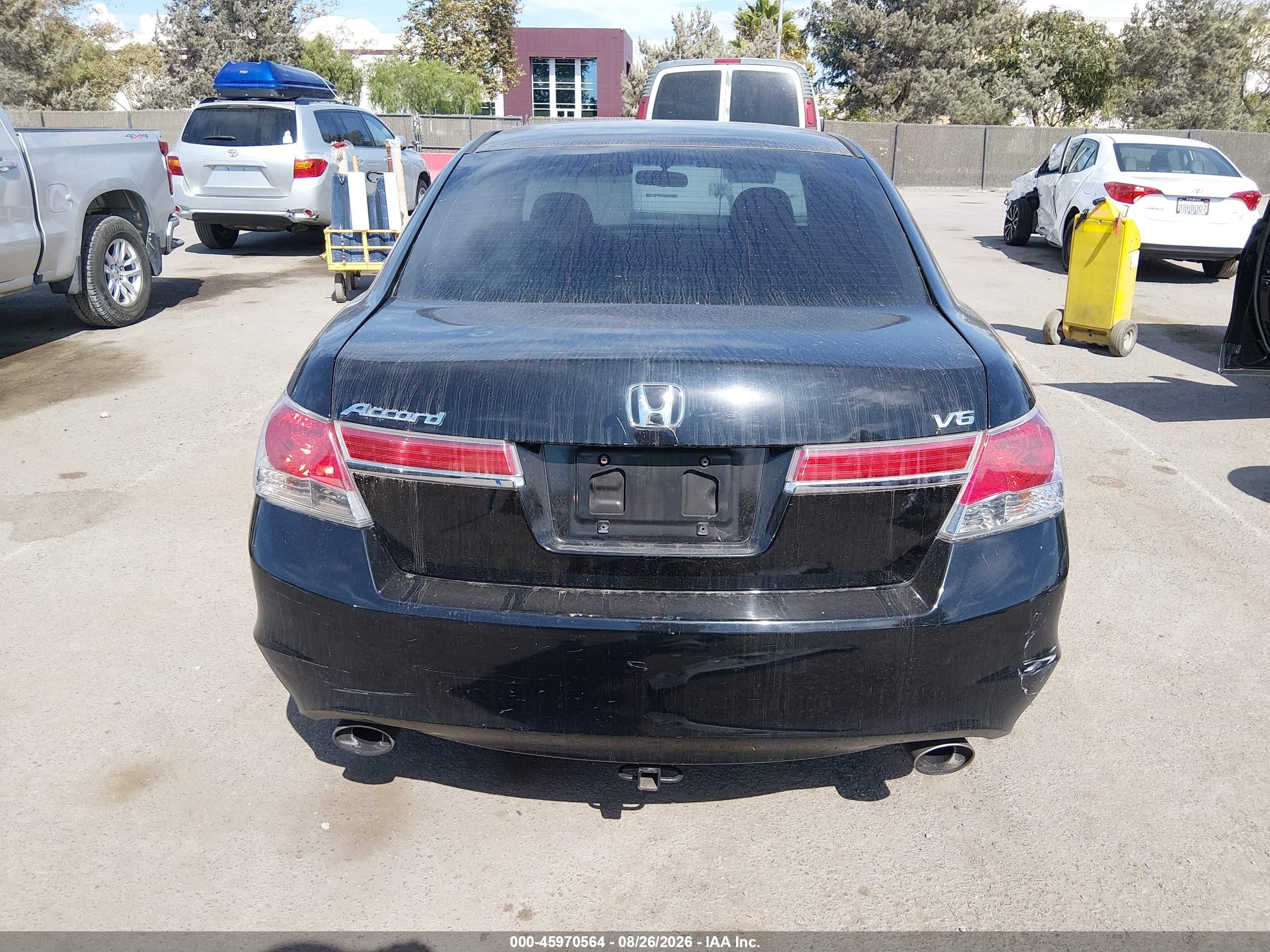 2012 Honda Accord 3.5 Ex Black vin: 1HGCP3F74CA033291