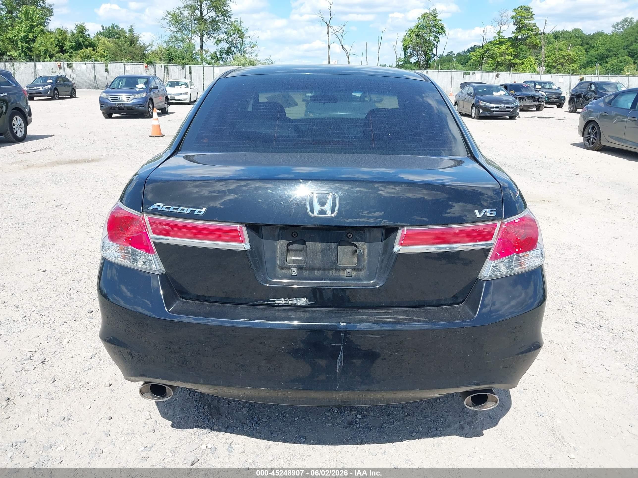 2011 Honda Accord 3.5 Ex Black vin: 1HGCP3F75BA006275
