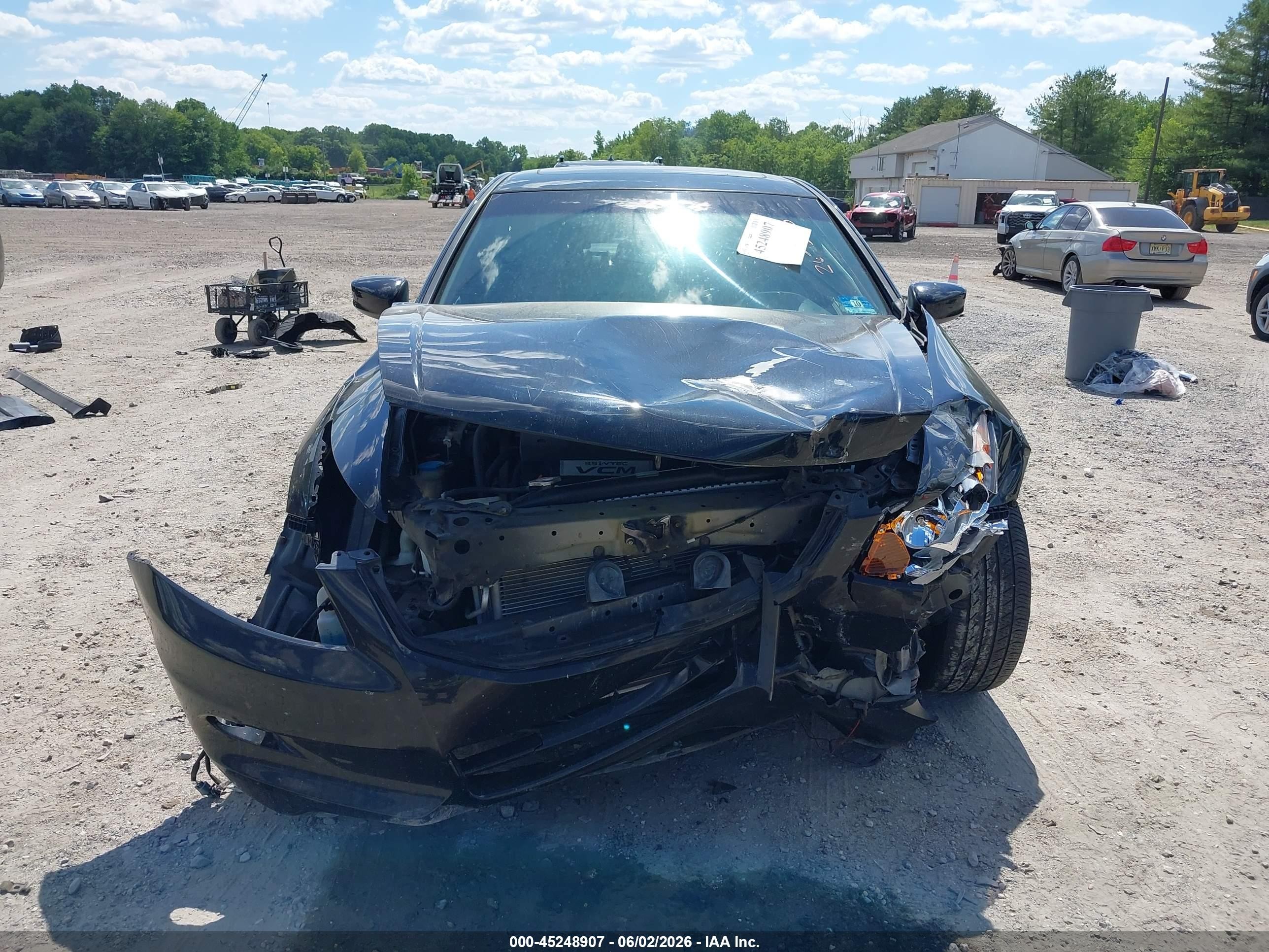 2011 Honda Accord 3.5 Ex Black vin: 1HGCP3F75BA006275