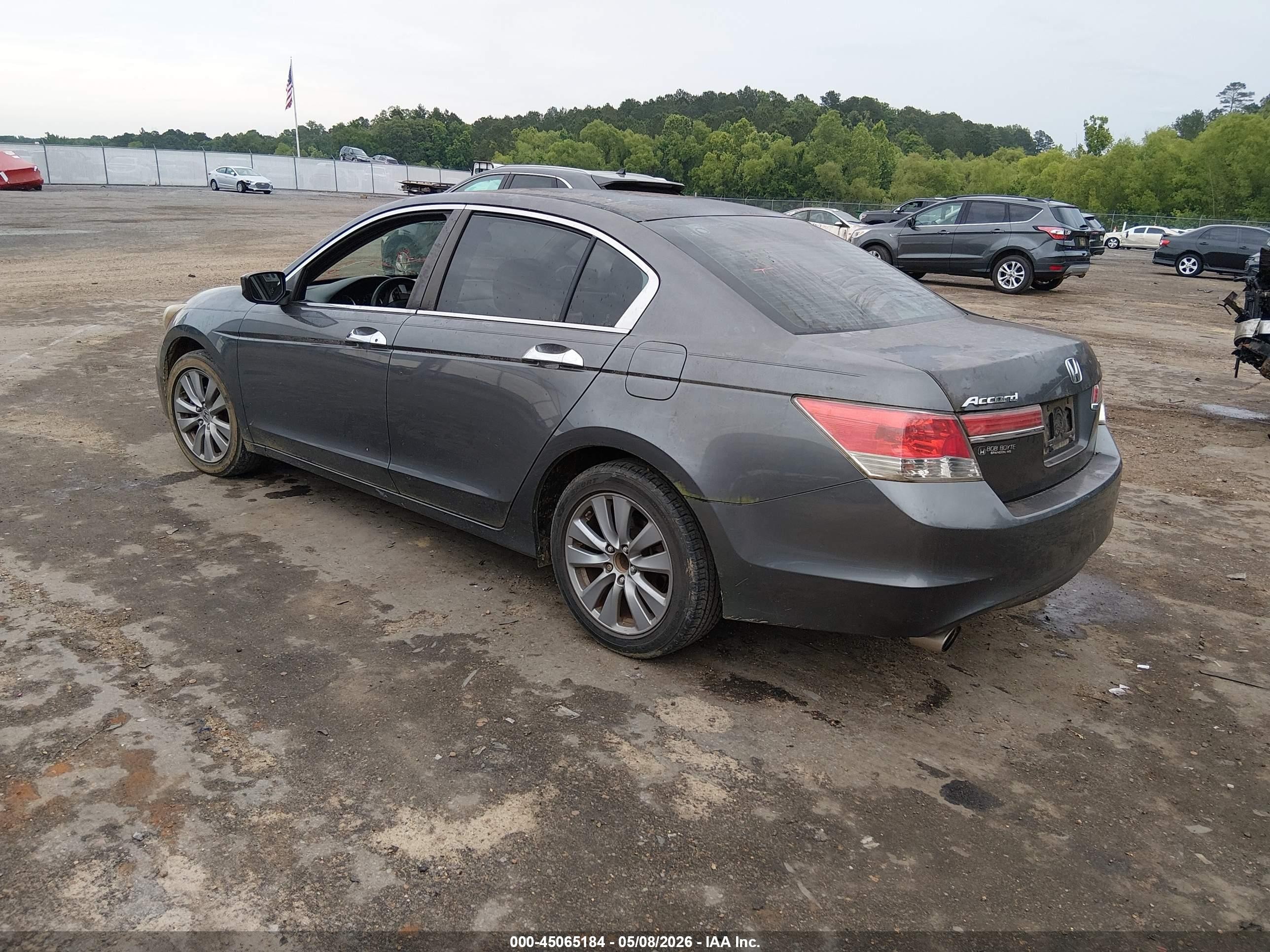 2012 Honda Accord 3.5 Ex Gray vin: 1HGCP3F76CA030750