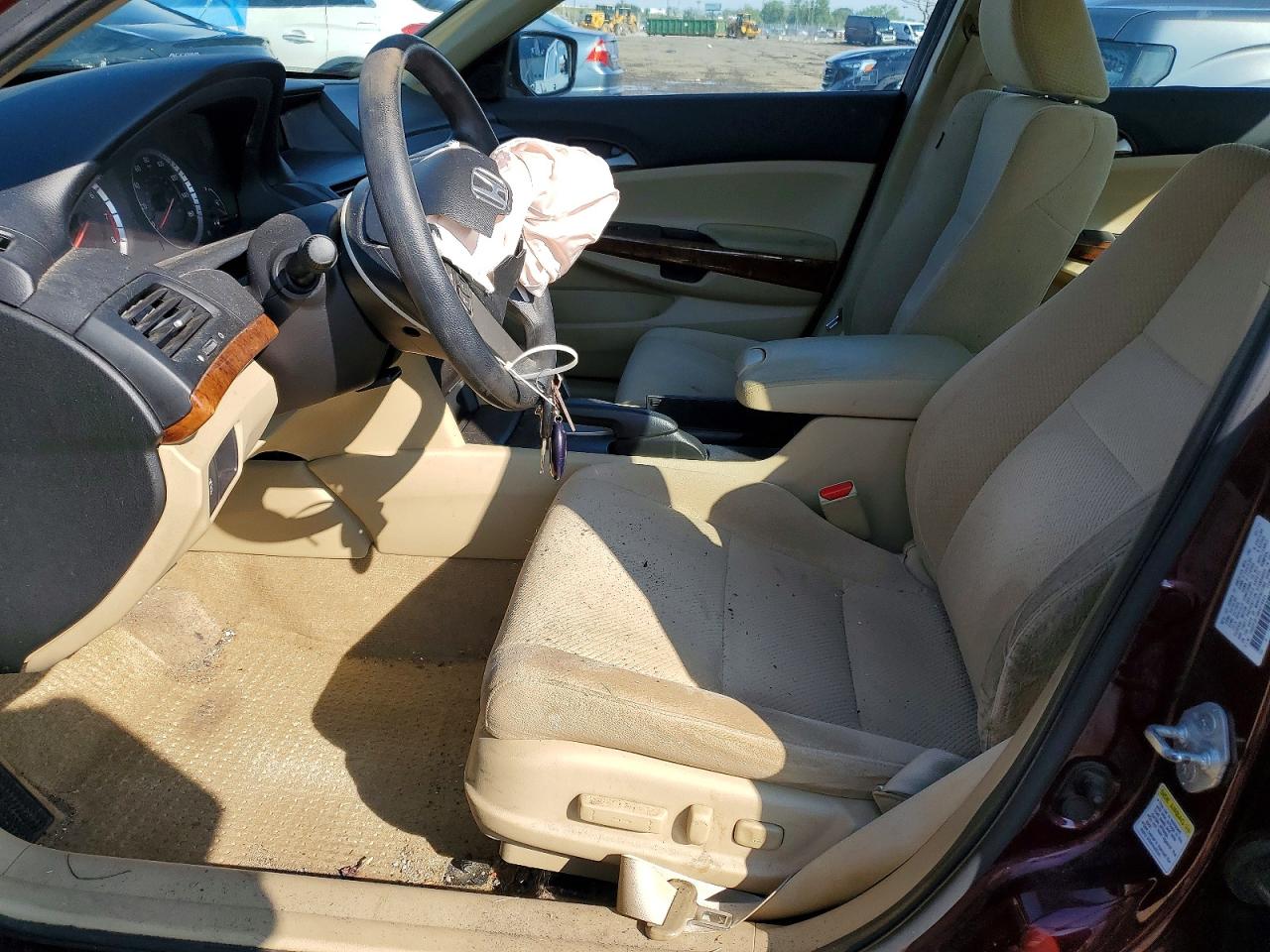 2011 Honda Accord Ex Burgundy vin: 1HGCP3F78BA018601