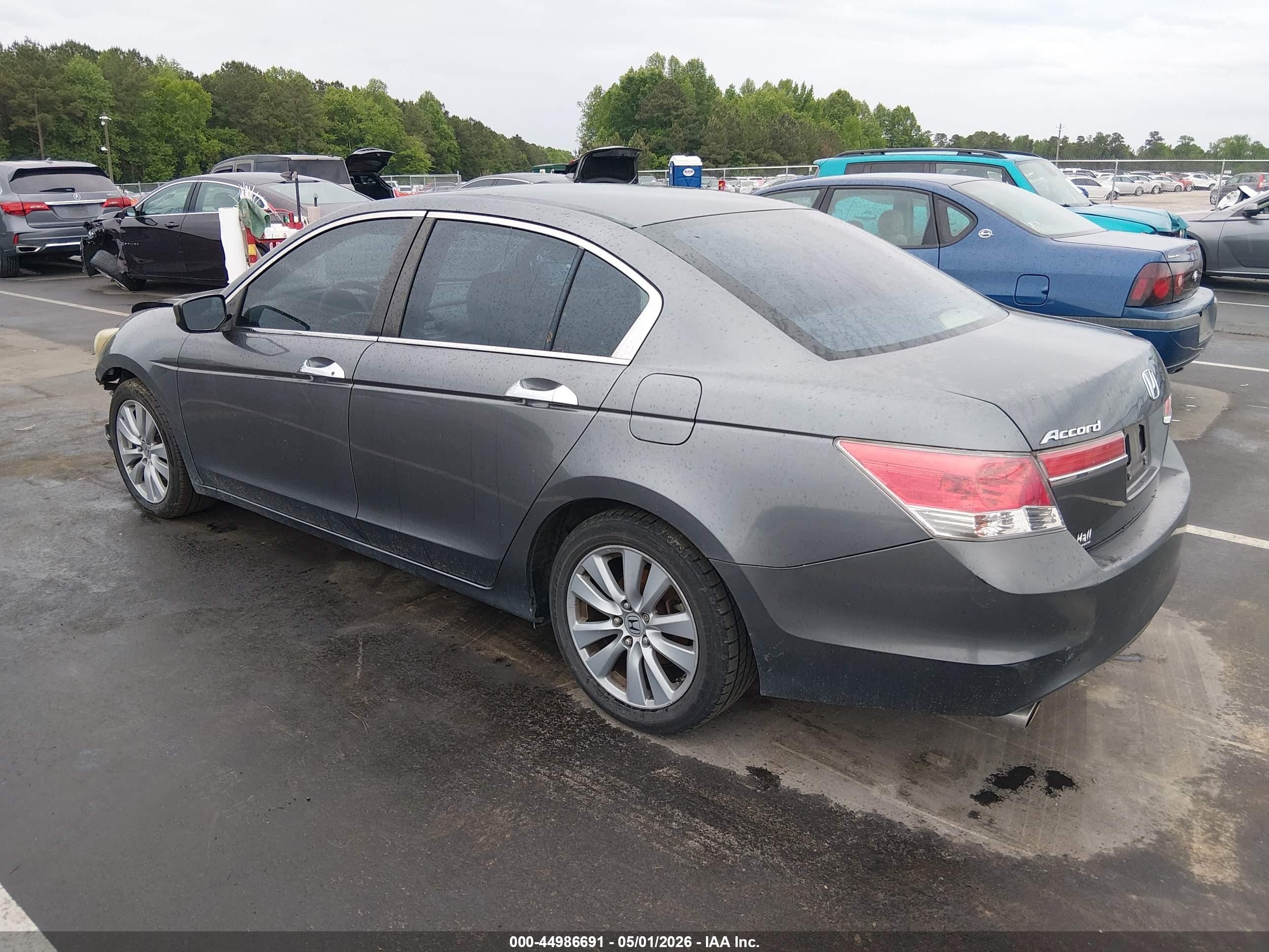 2011 Honda Accord 3.5 Ex Gray vin: 1HGCP3F79BA010832