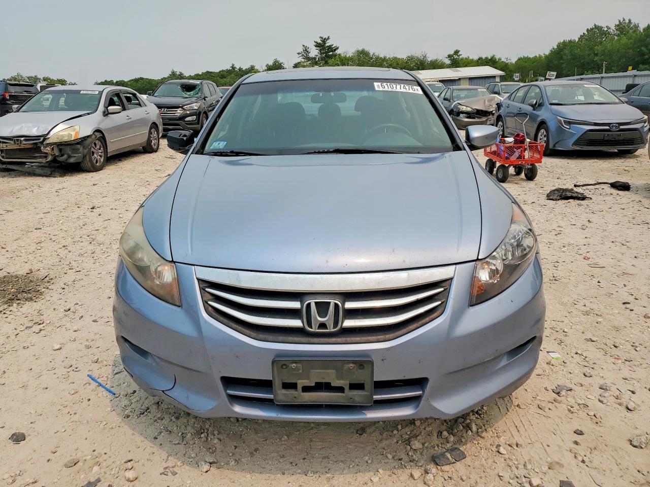 2011 Honda Accord Ex Blue vin: 1HGCP3F7XBA012590