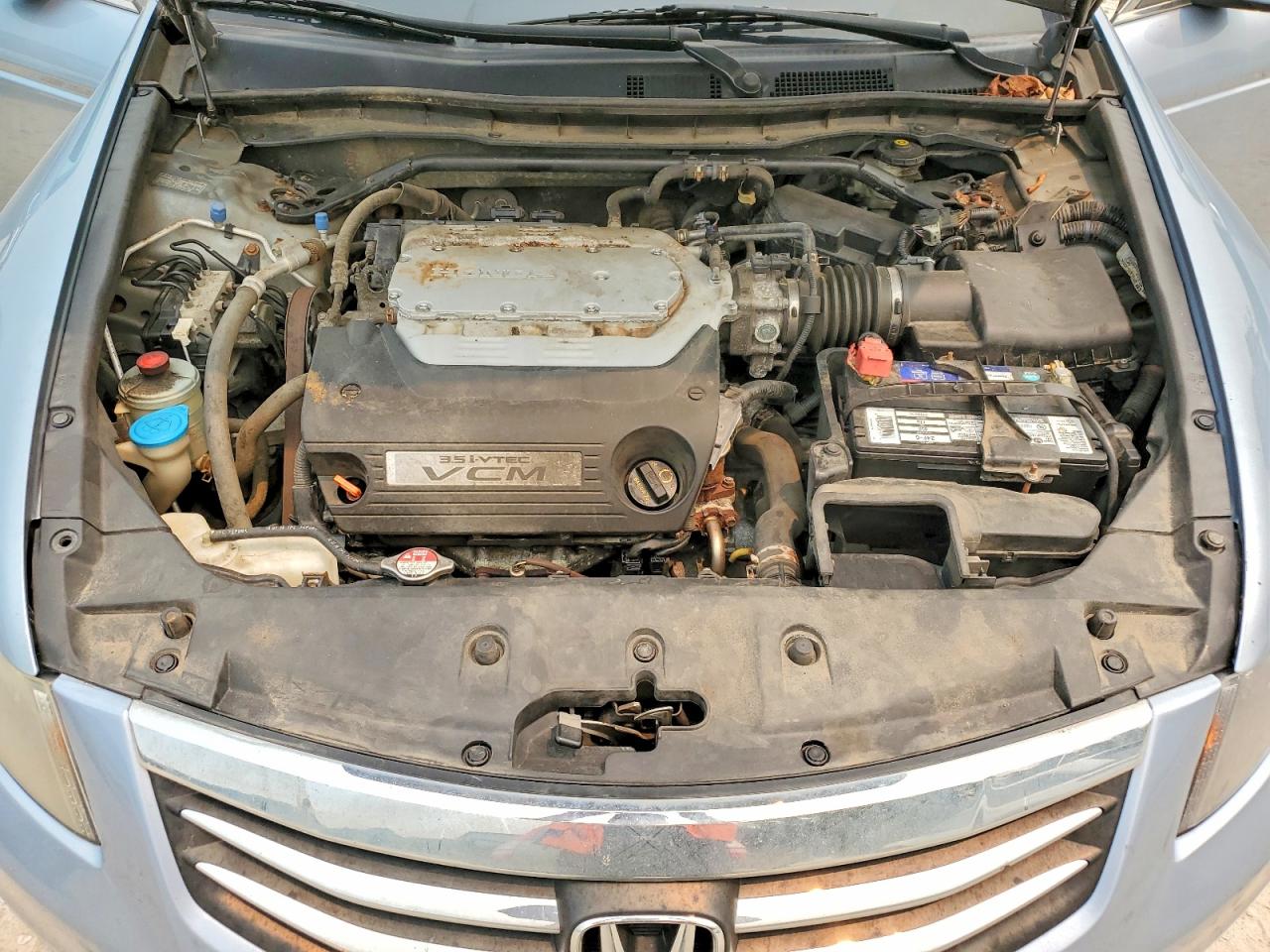 2011 Honda Accord Ex Blue vin: 1HGCP3F7XBA012590