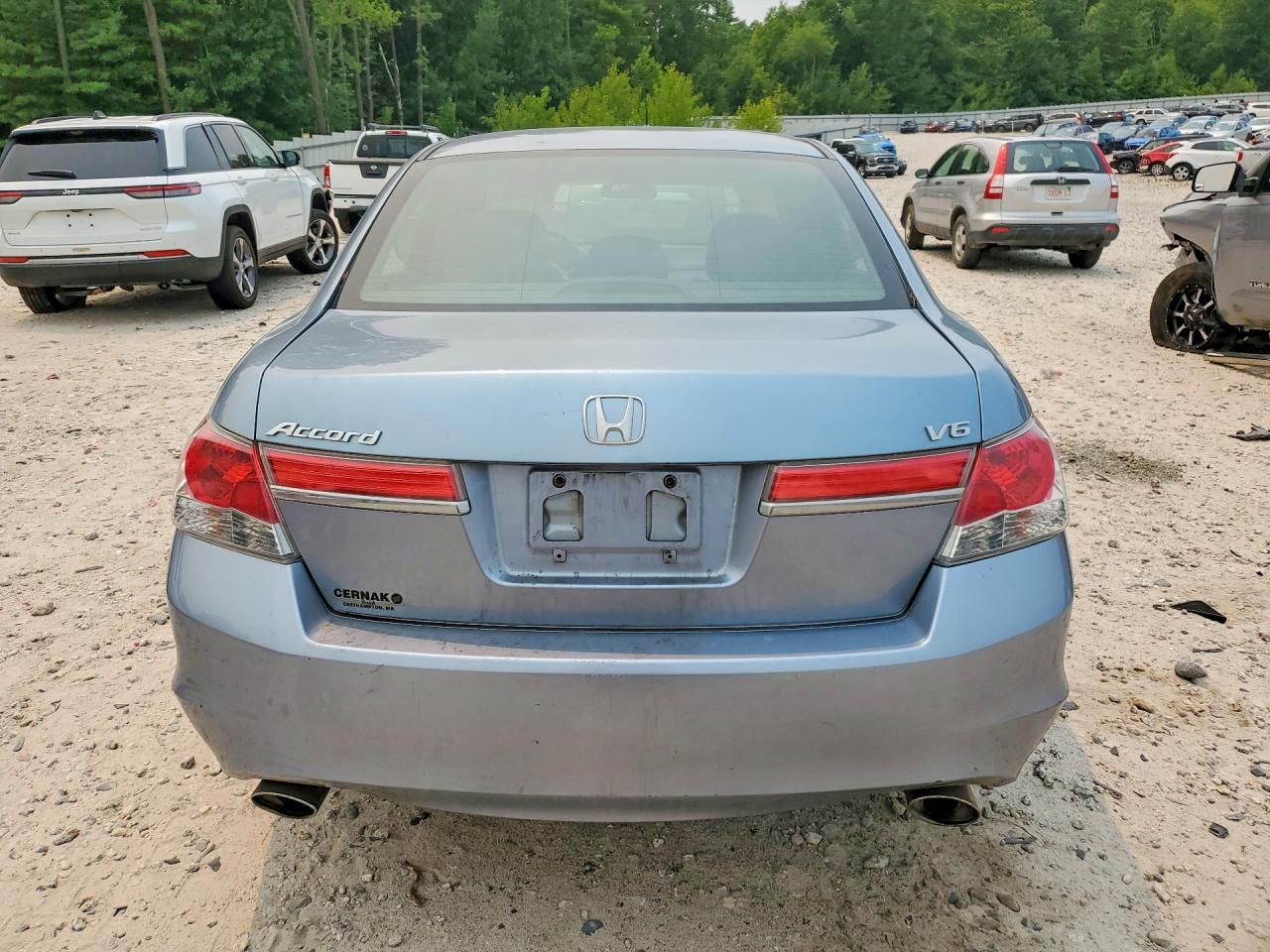 2011 Honda Accord Ex Blue vin: 1HGCP3F7XBA012590