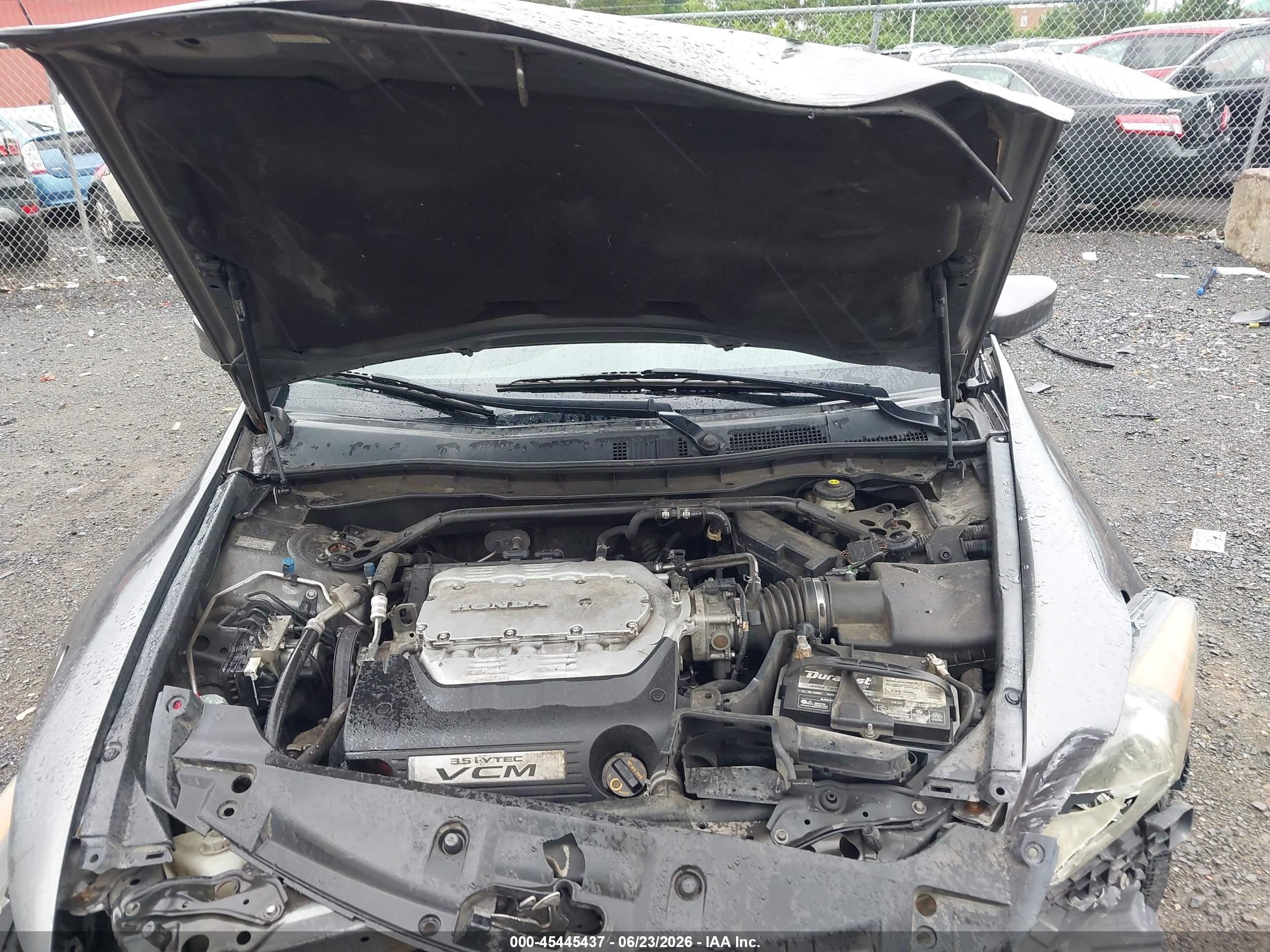 2011 Honda Accord 3.5 Ex Gray vin: 1HGCP3F7XBA014324