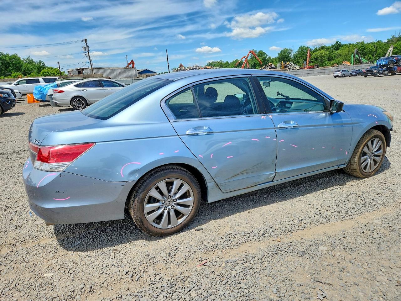 2012 Honda Accord Ex Синий vin: 1HGCP3F7XCA004510