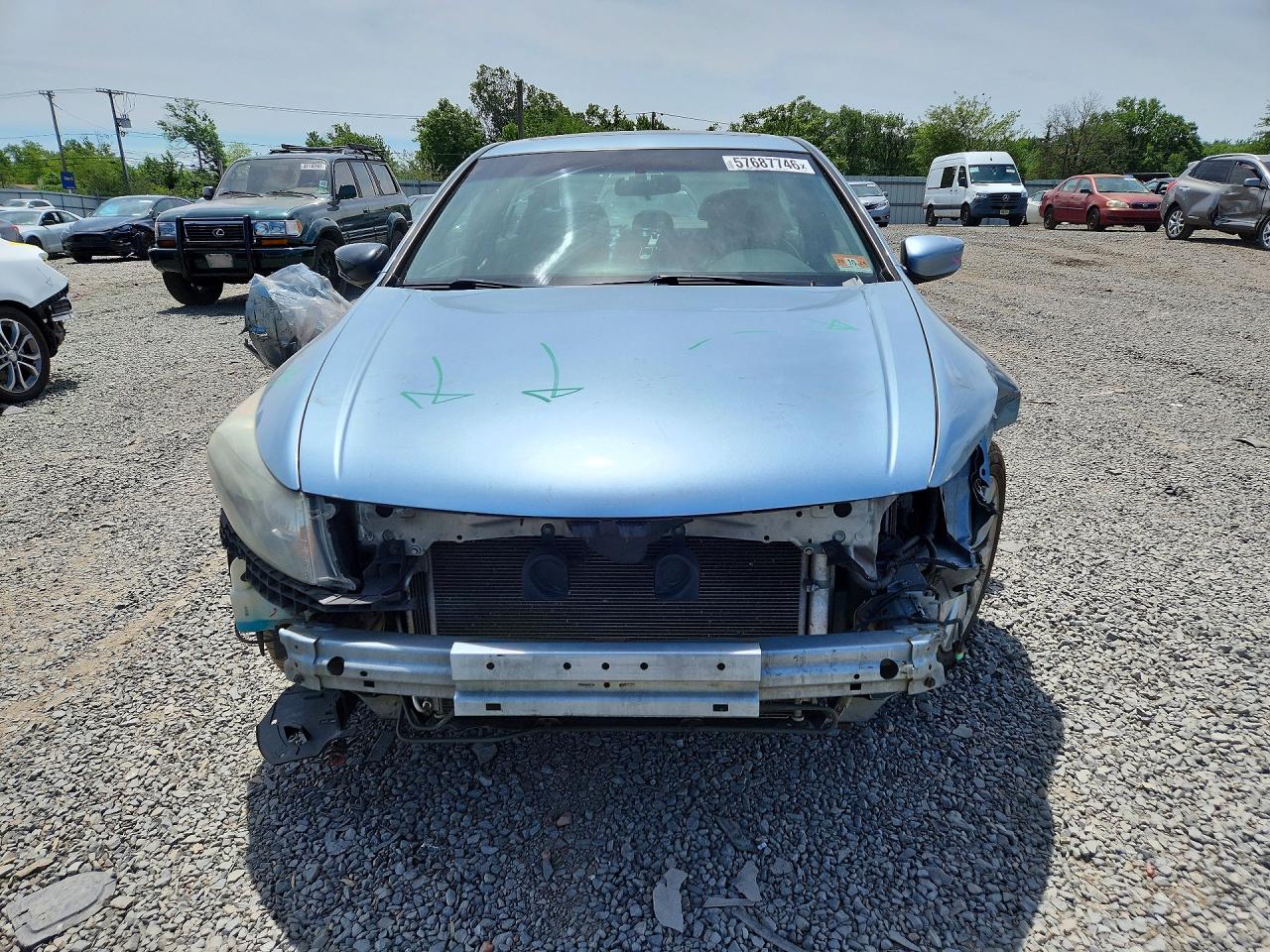 2012 Honda Accord Ex Синий vin: 1HGCP3F7XCA004510