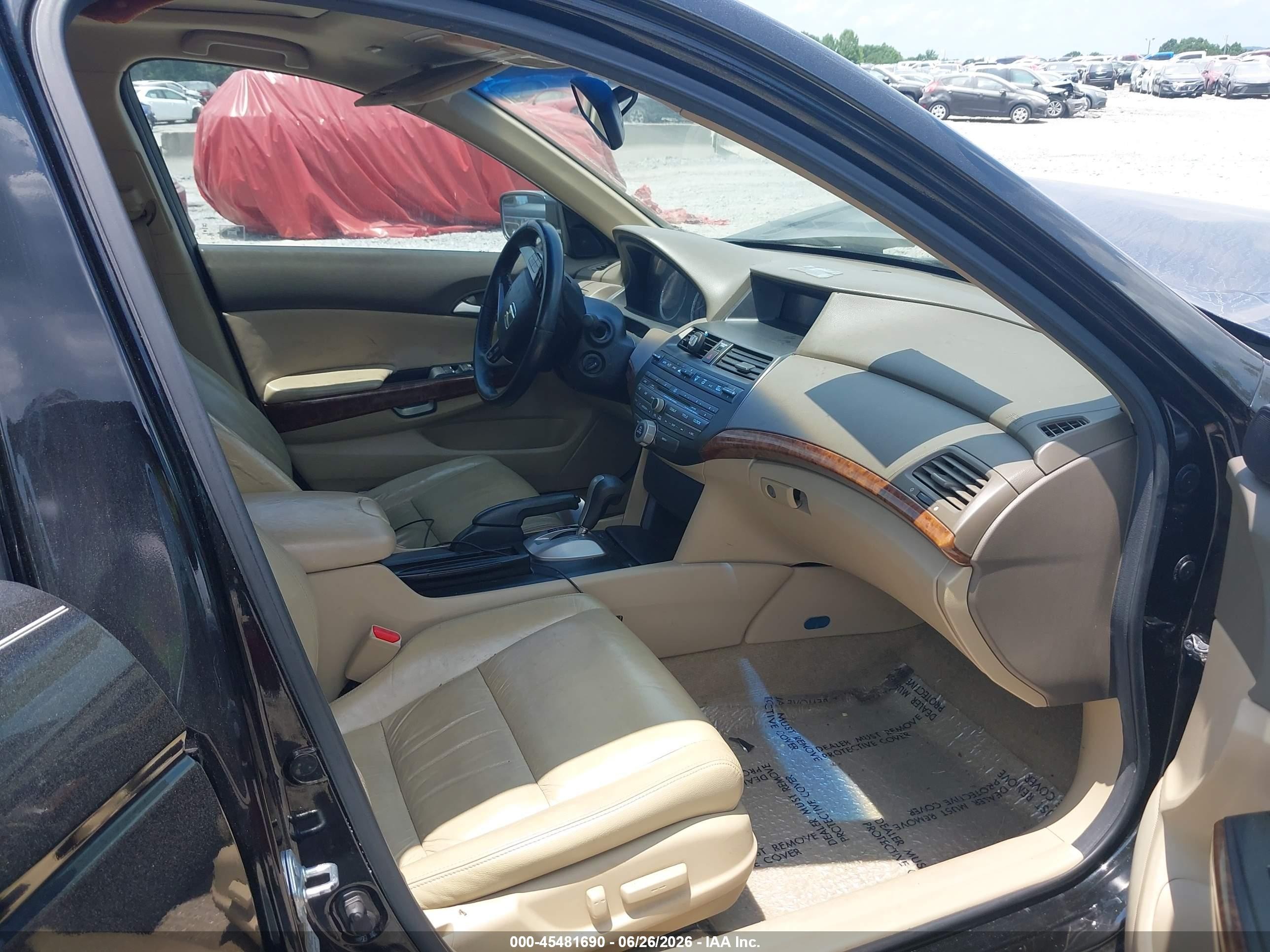 2010 Honda Accord 3.5 Ex-l Черный vin: 1HGCP3F80AA017126