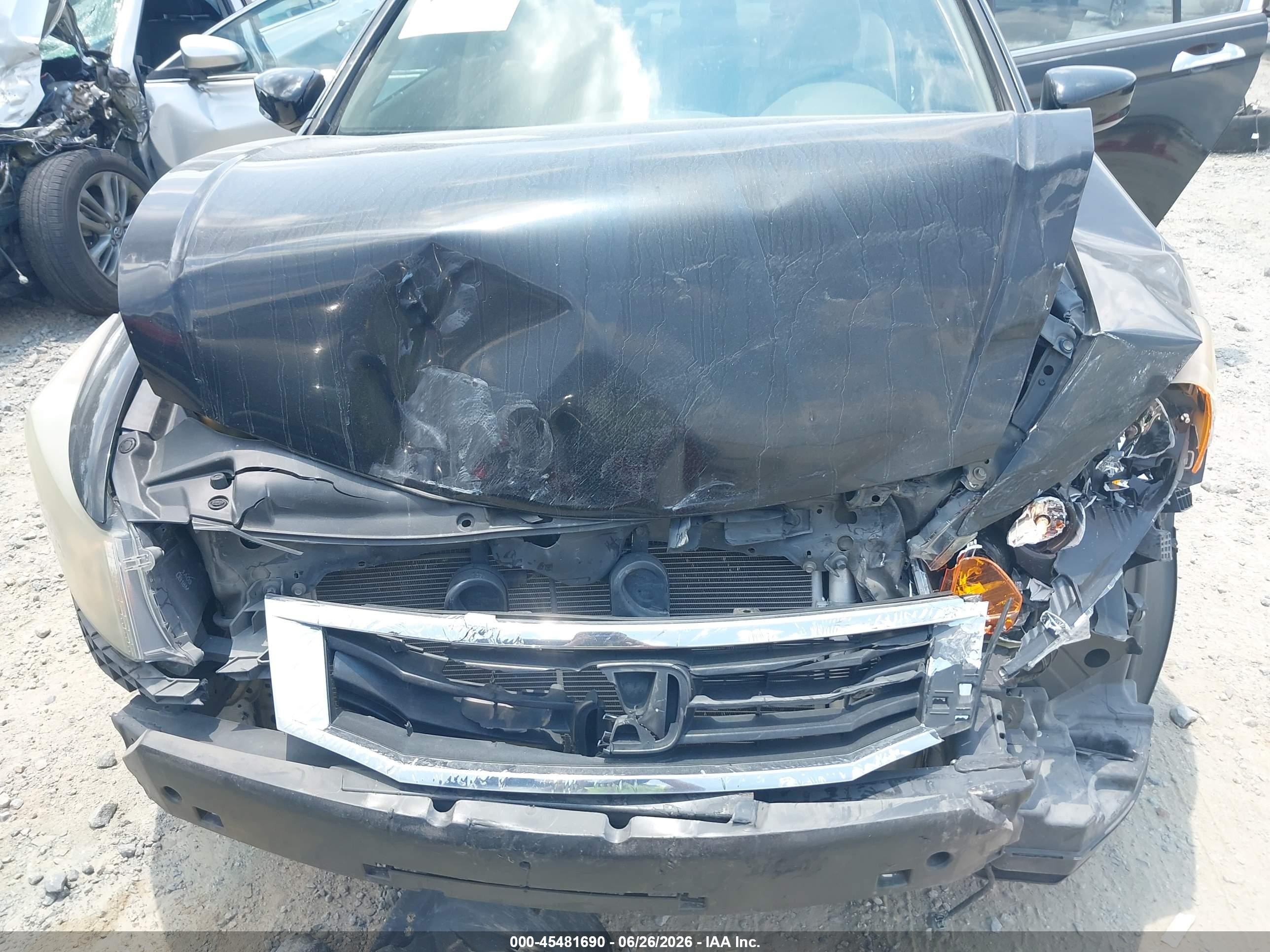 2010 Honda Accord 3.5 Ex-l Черный vin: 1HGCP3F80AA017126
