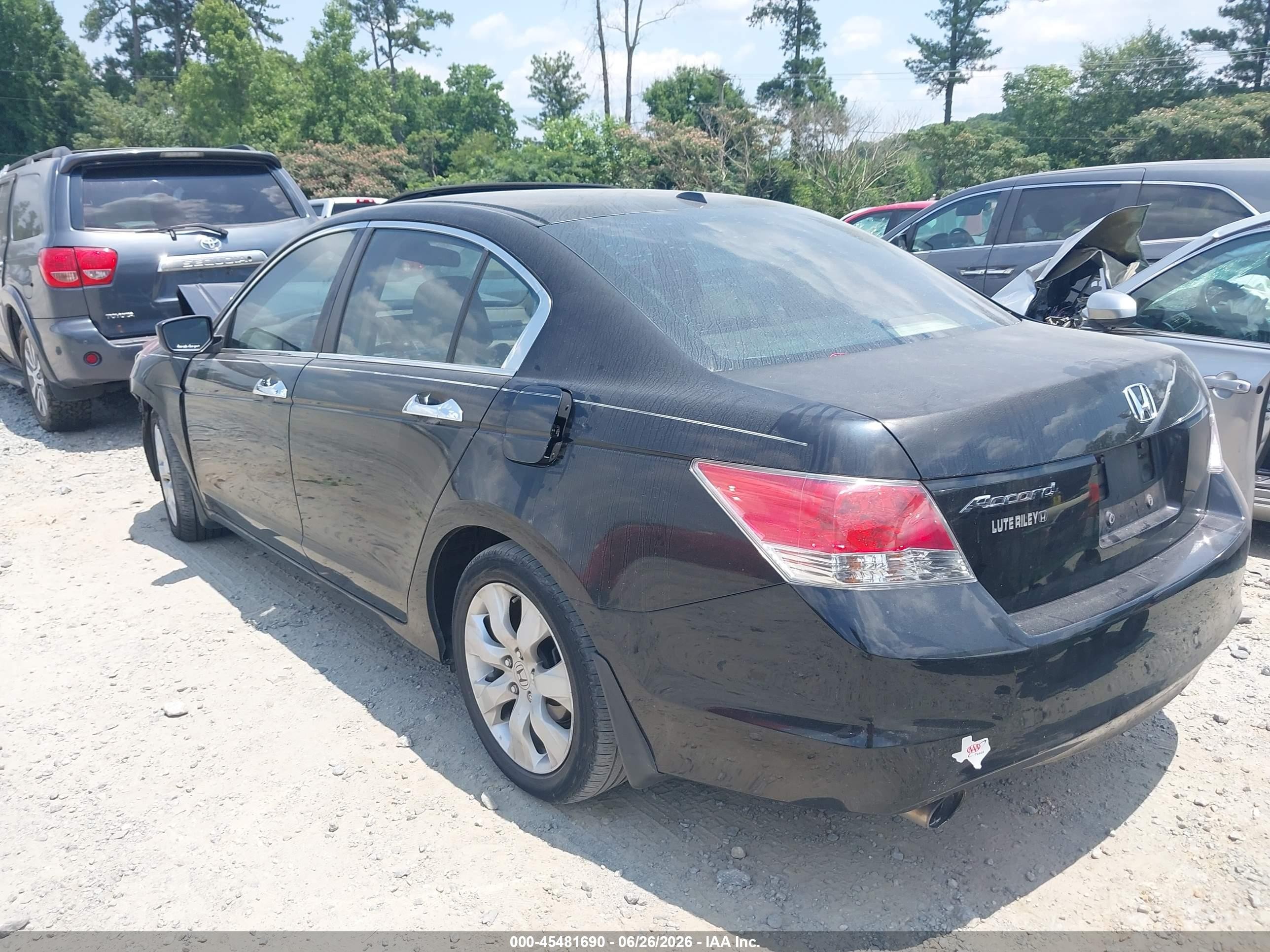 2010 Honda Accord 3.5 Ex-l Черный vin: 1HGCP3F80AA017126