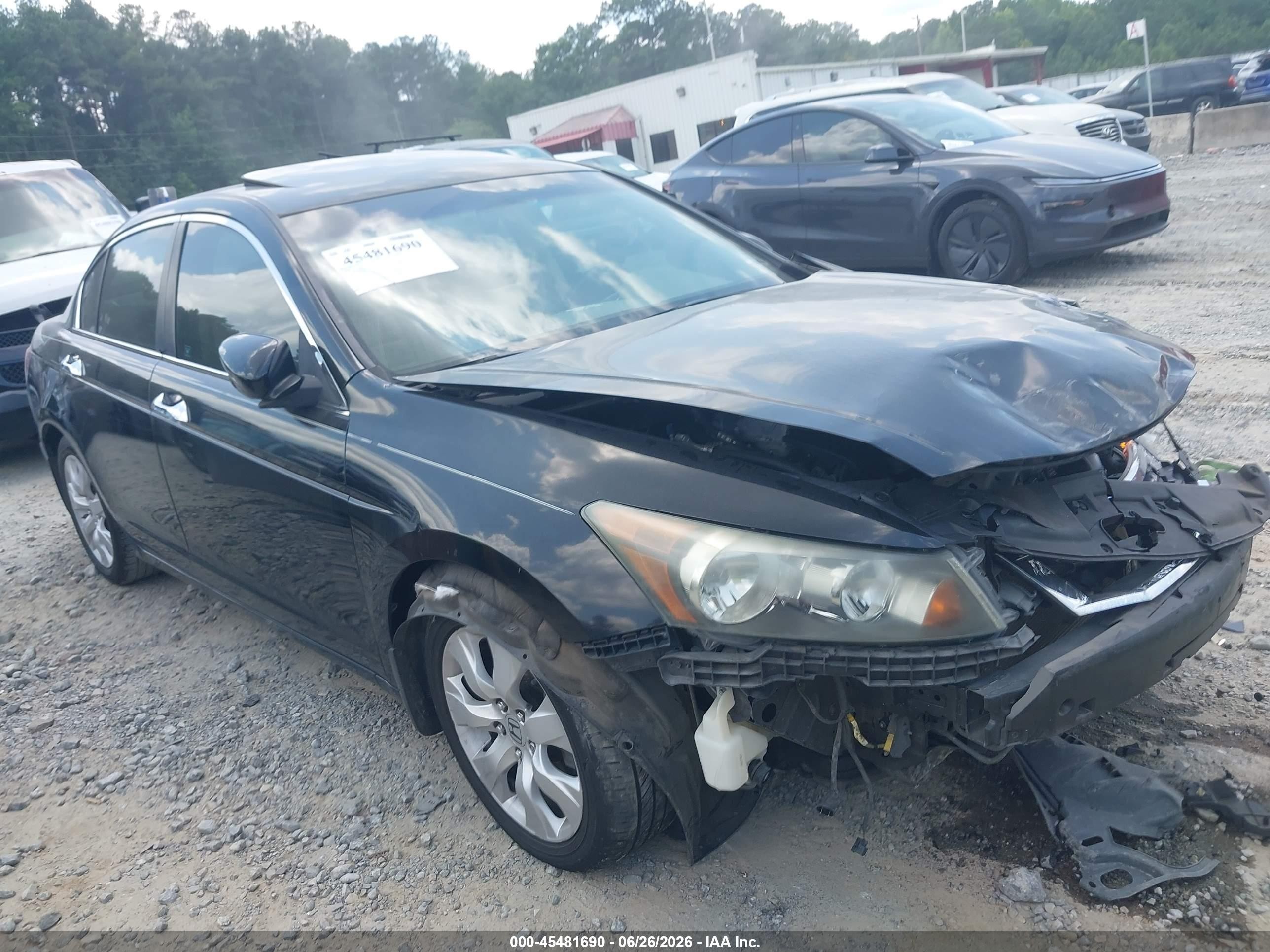 2010 Honda Accord 3.5 Ex-l Black vin: 1HGCP3F80AA017126
