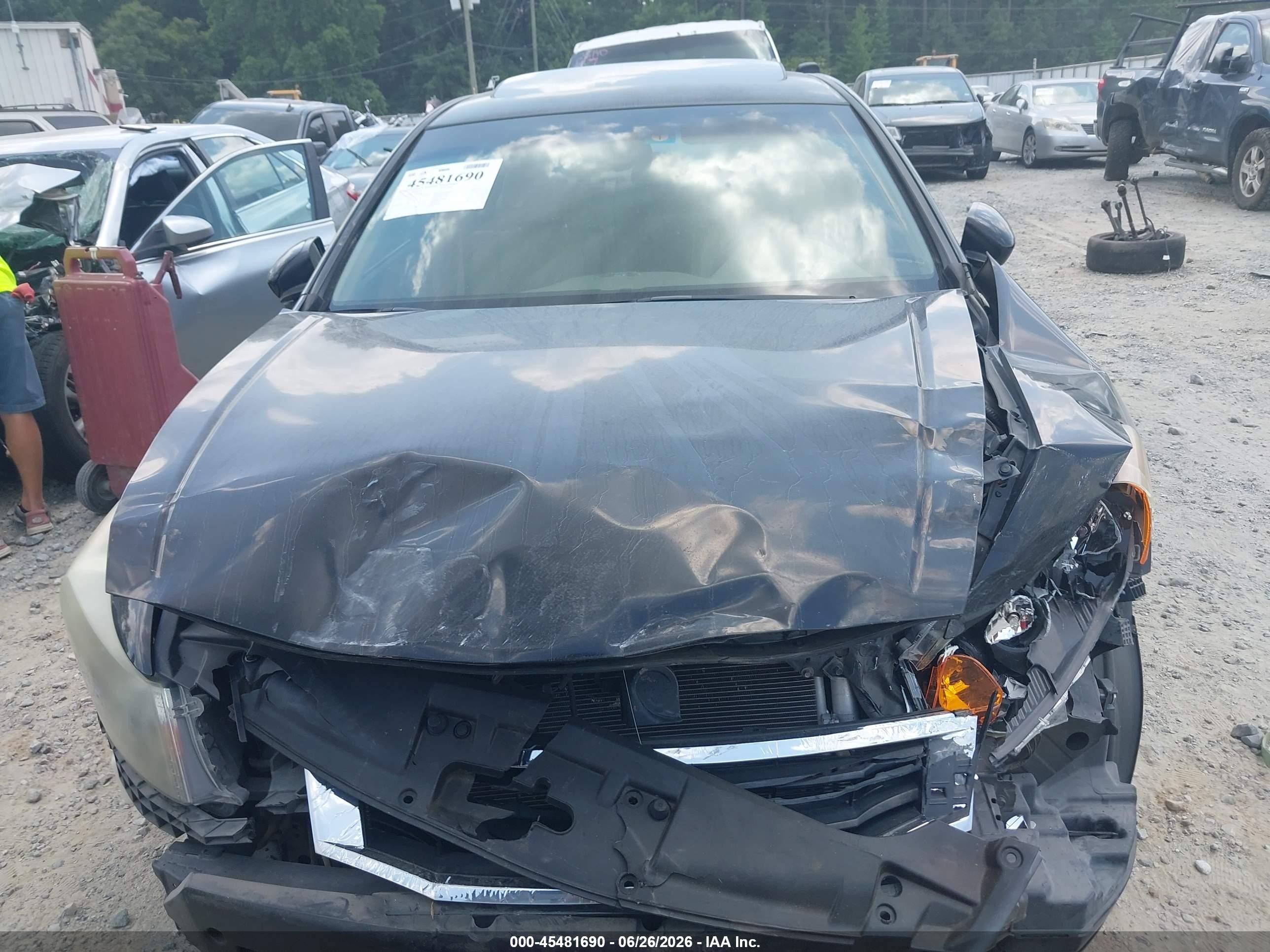 2010 Honda Accord 3.5 Ex-l Черный vin: 1HGCP3F80AA017126