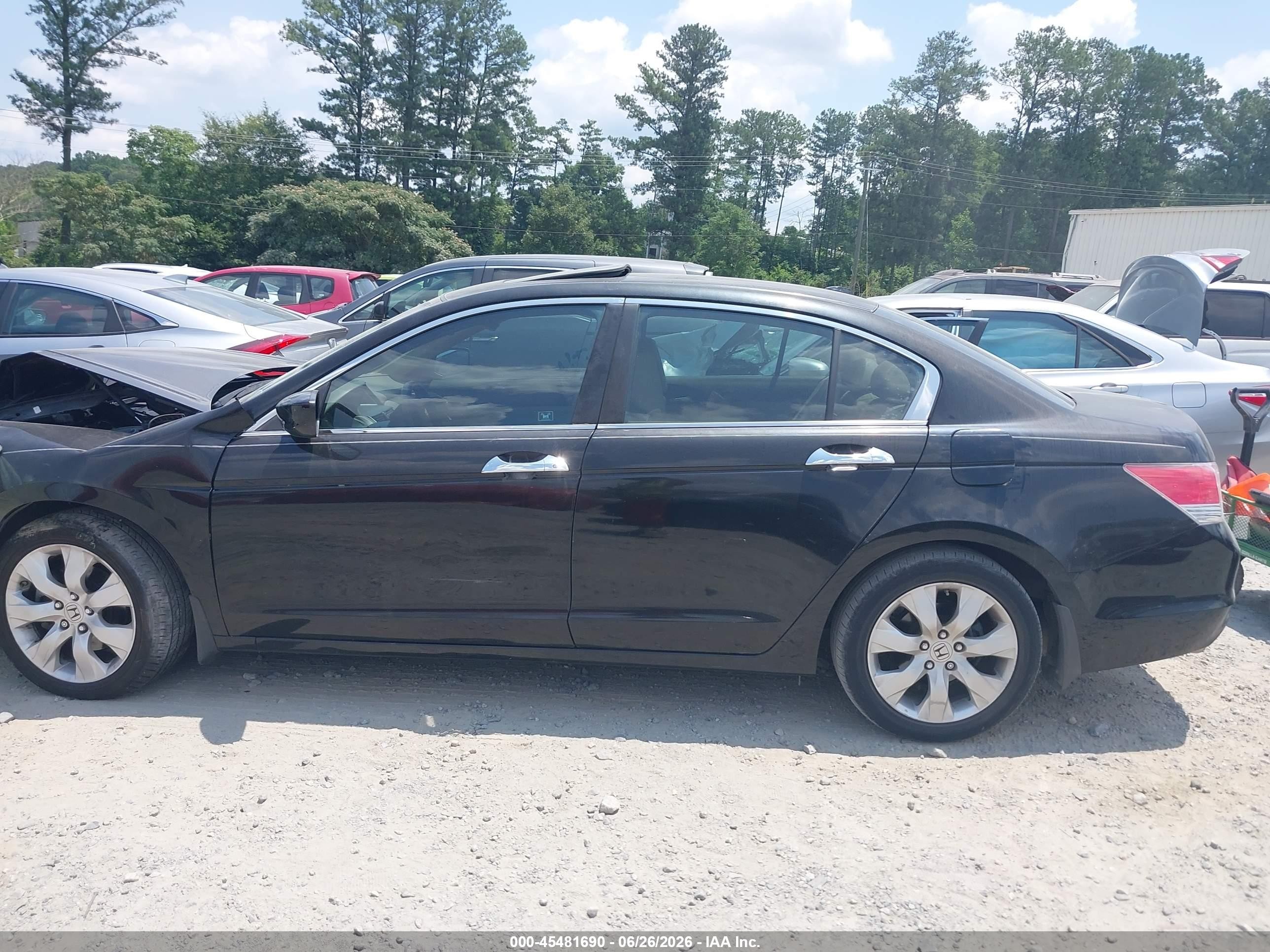 2010 Honda Accord 3.5 Ex-l Черный vin: 1HGCP3F80AA017126