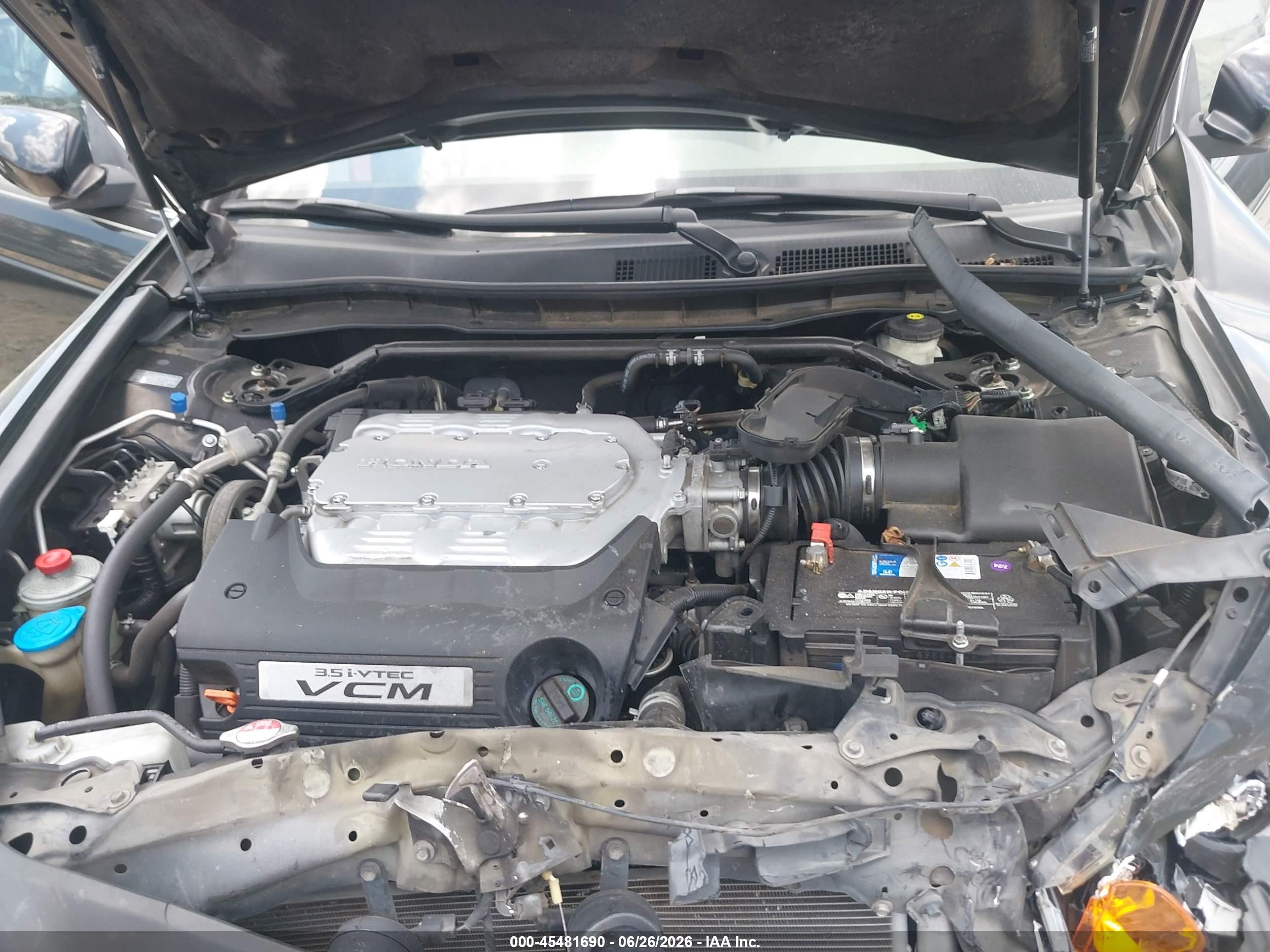 2010 Honda Accord 3.5 Ex-l Черный vin: 1HGCP3F80AA017126